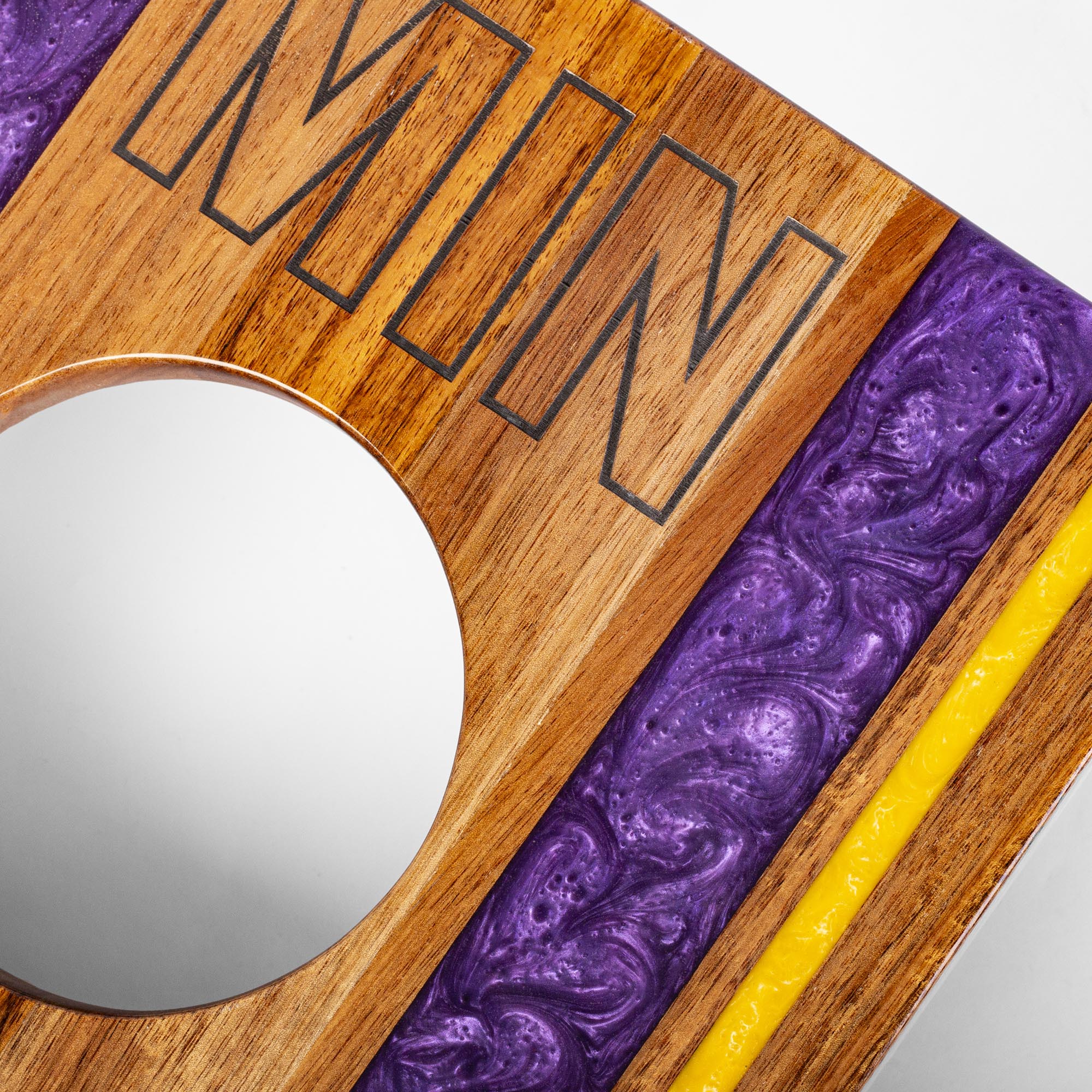 1ft x 2ft Gameday Teams Epoxy Resin Wood Compact Travel Cornhole Board Set - Image 89