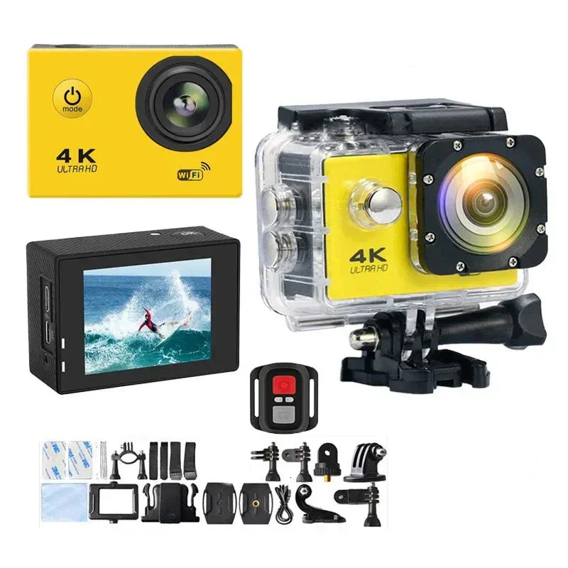 4K Waterproof All Digital UHD WiFi Camera + RF Remote and Accessories - Image 17