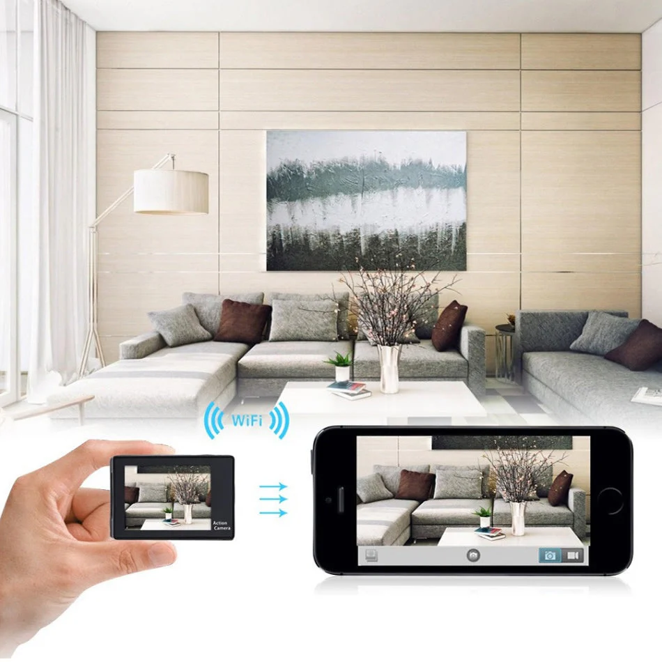 4K Waterproof All Digital UHD WiFi Camera + RF Remote and Accessories - Image 4