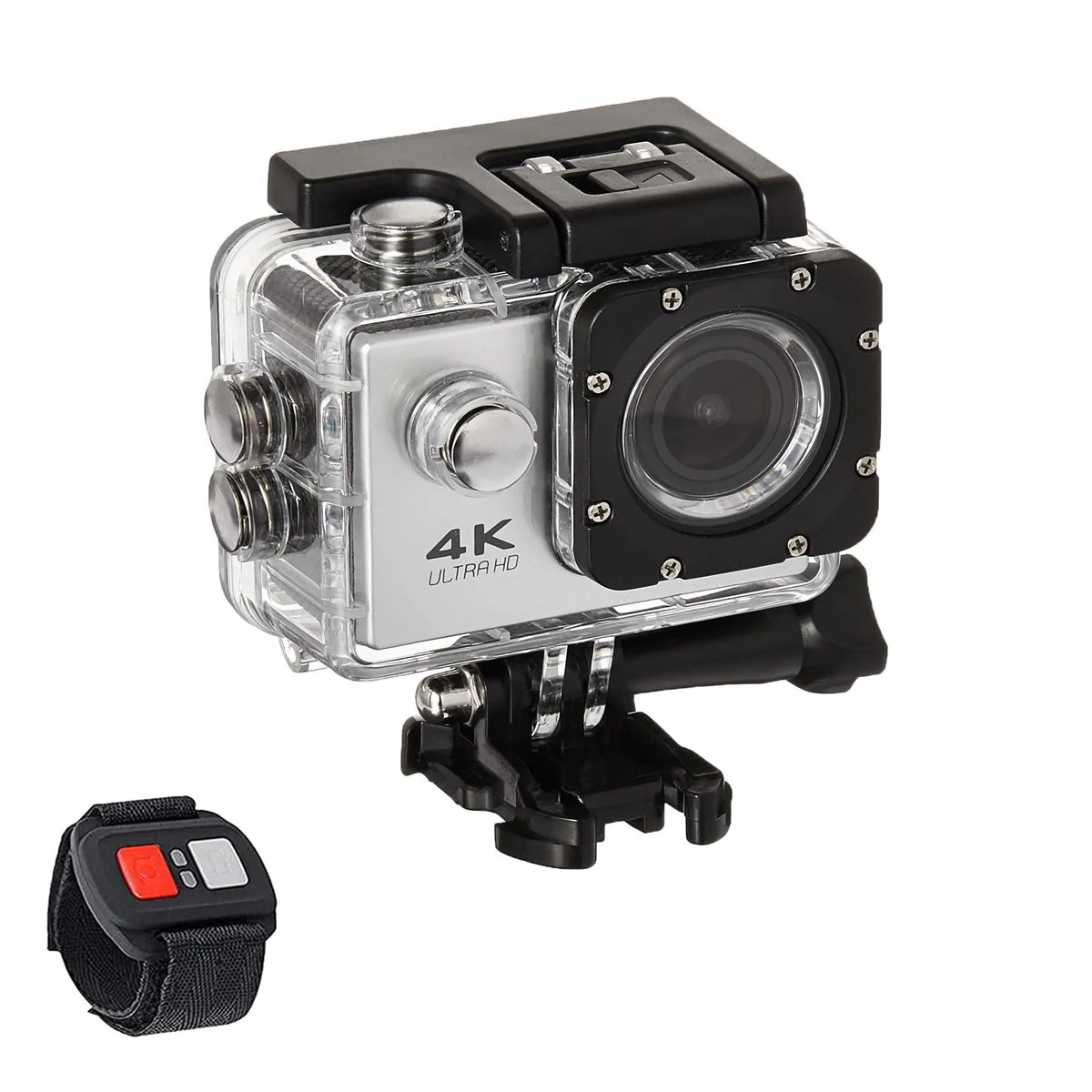 4K Waterproof All Digital UHD WiFi Camera + RF Remote and Accessories - Image 8