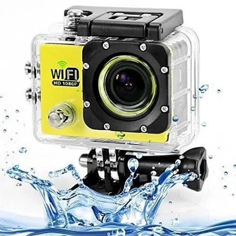 All PRO Action Sports Camera With 1080P HD and WiFi 18 PCS of Accessory Included - Image 2