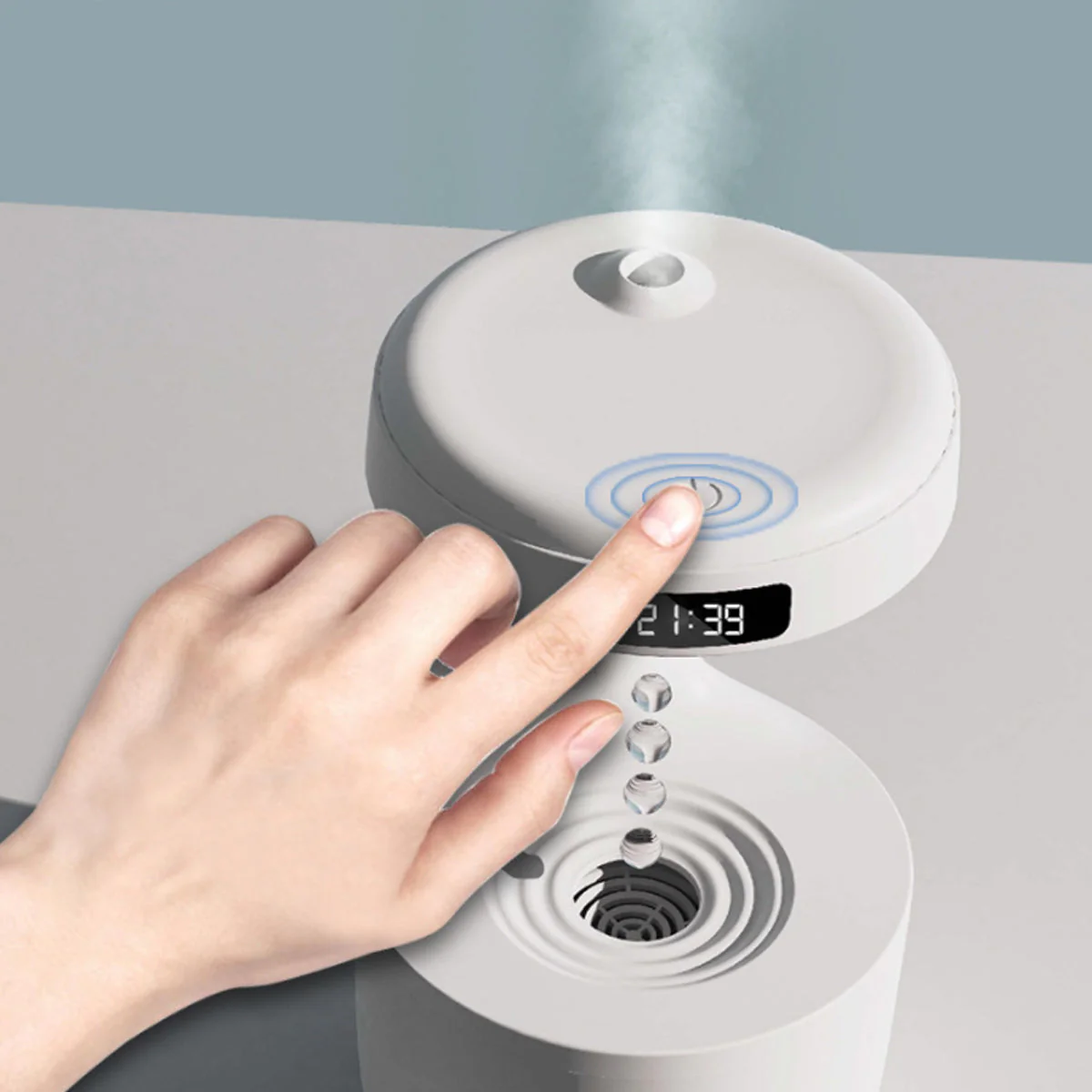Artistic Anti Gravity Humidifier And Night Light - Image 9