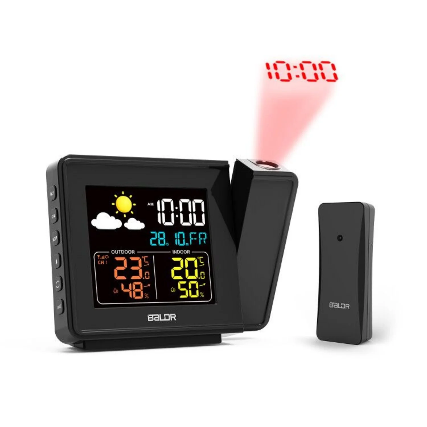 Atomic Alarm Clock with Projection Display
