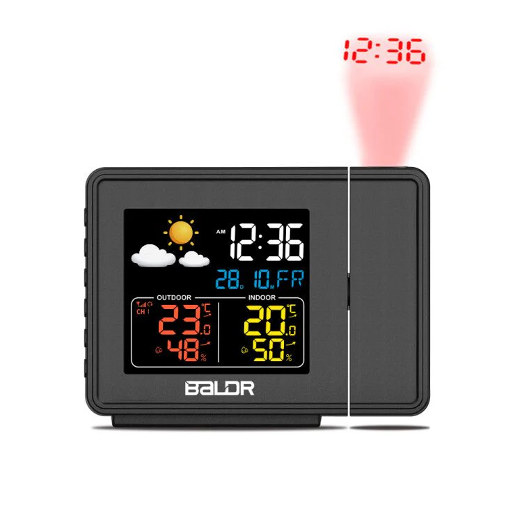 Atomic Alarm Clock with Projection Display - Image 3