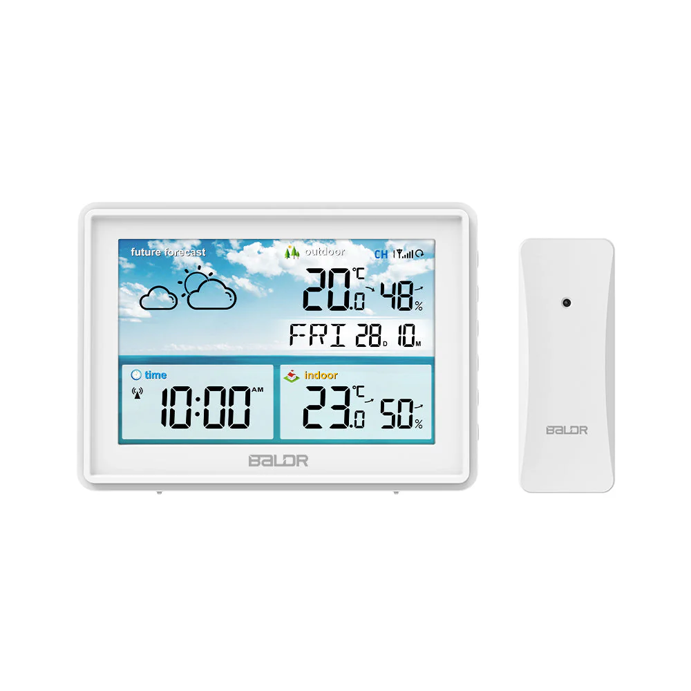 BALDR Atomic Wireless Weather Station With Indoor Outdoor Thermometer & Hygrometer - Image 2
