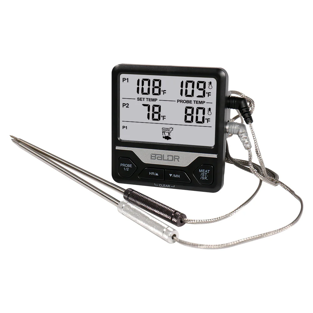 BALDR Dual Probe Digital Cooking Thermometer