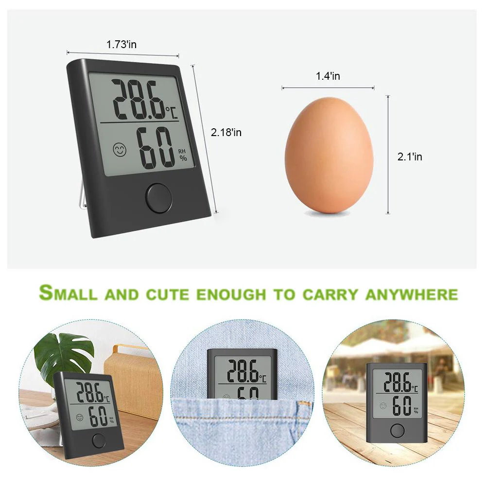 BALDR Mini Indoor Thermometer Hygrometer - Image 9