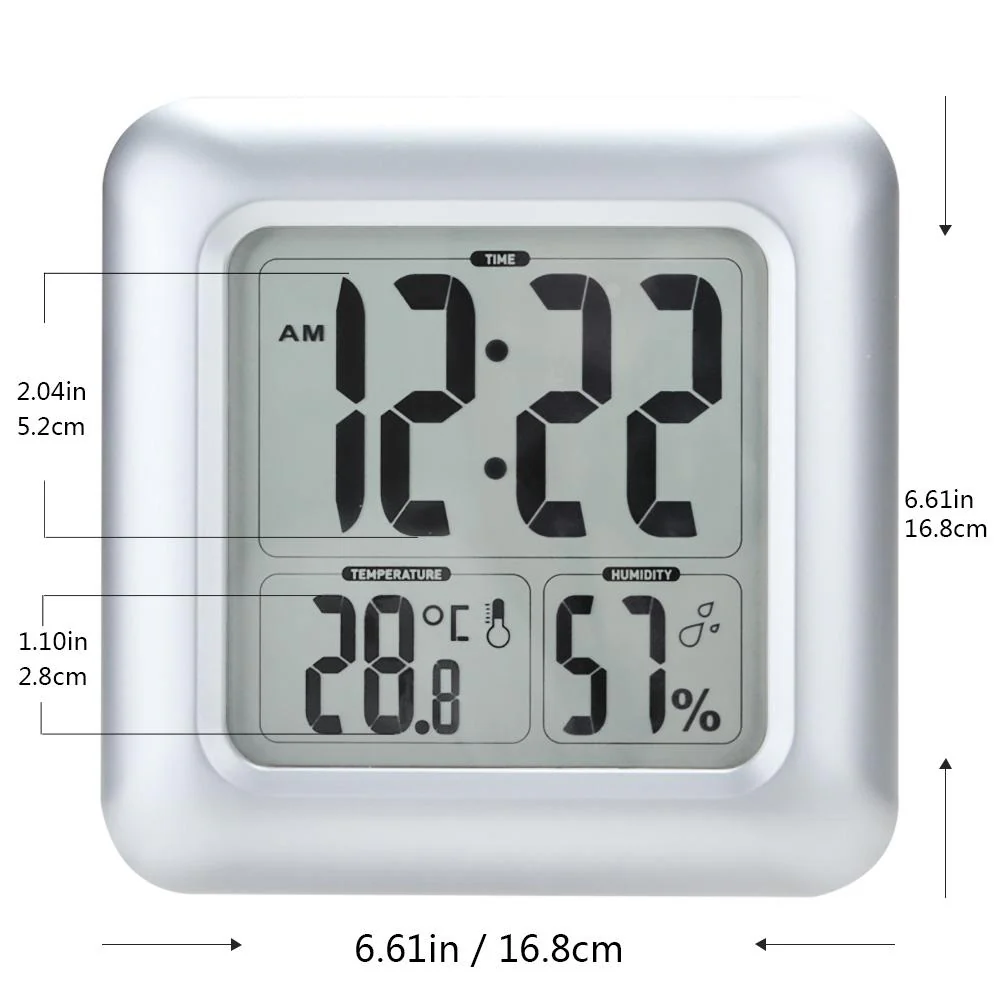 BALDR Waterproof Digital Shower Clock for Bathroom - Image 11
