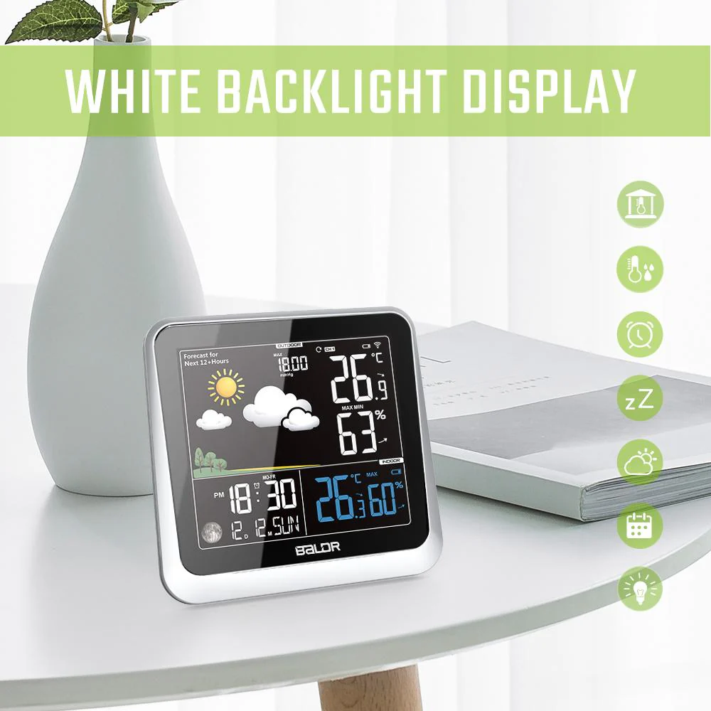 BALDR Wireless Indoor & Outdoor Weather Station - Image 4