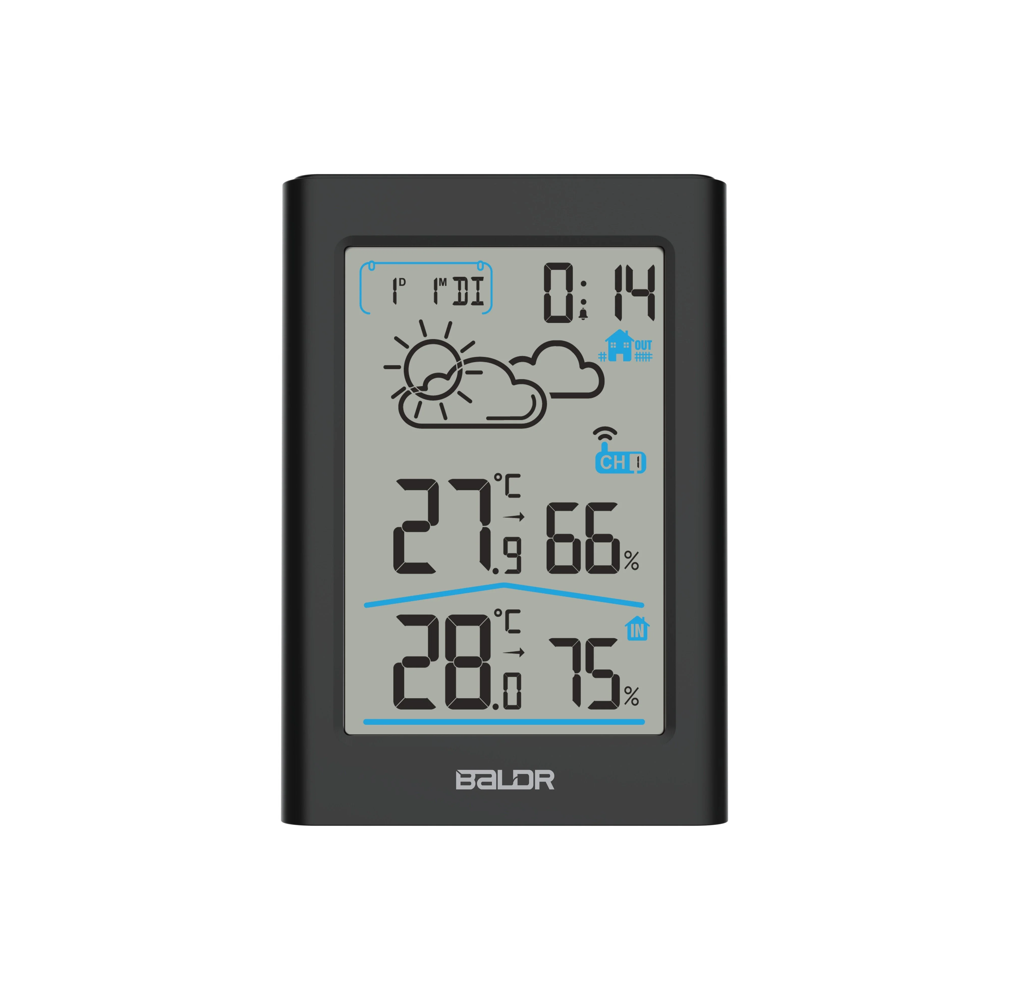 BALDR WS0341 Indoor & Outdoor Thermometer Hygrometer - Image 2