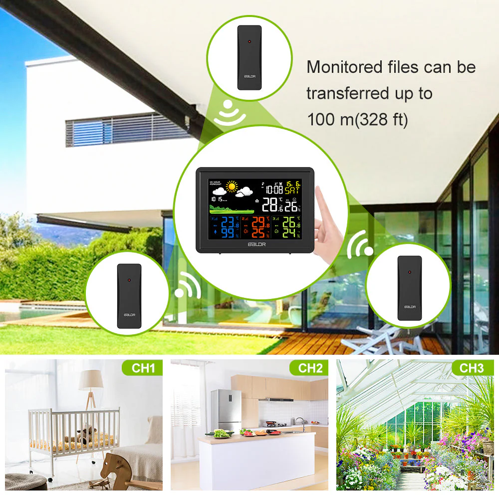 Wireless Indoor Outdoor Weather Station - Image 7