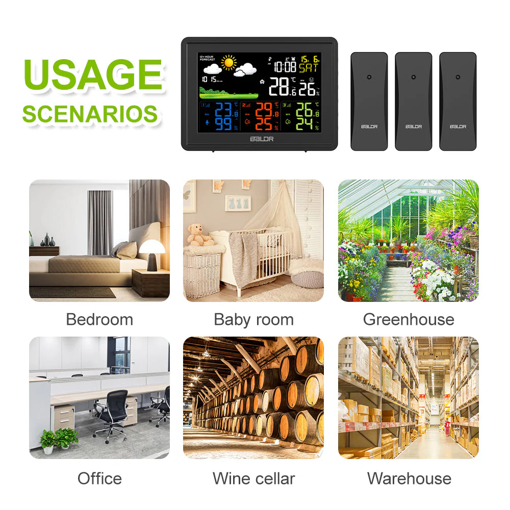 Wireless Indoor Outdoor Weather Station - Image 9