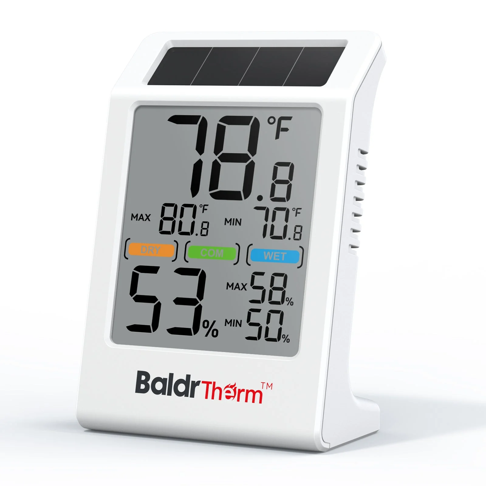 BaldrTherm Digital Thermometer and Hygrometer - 3.2" Display