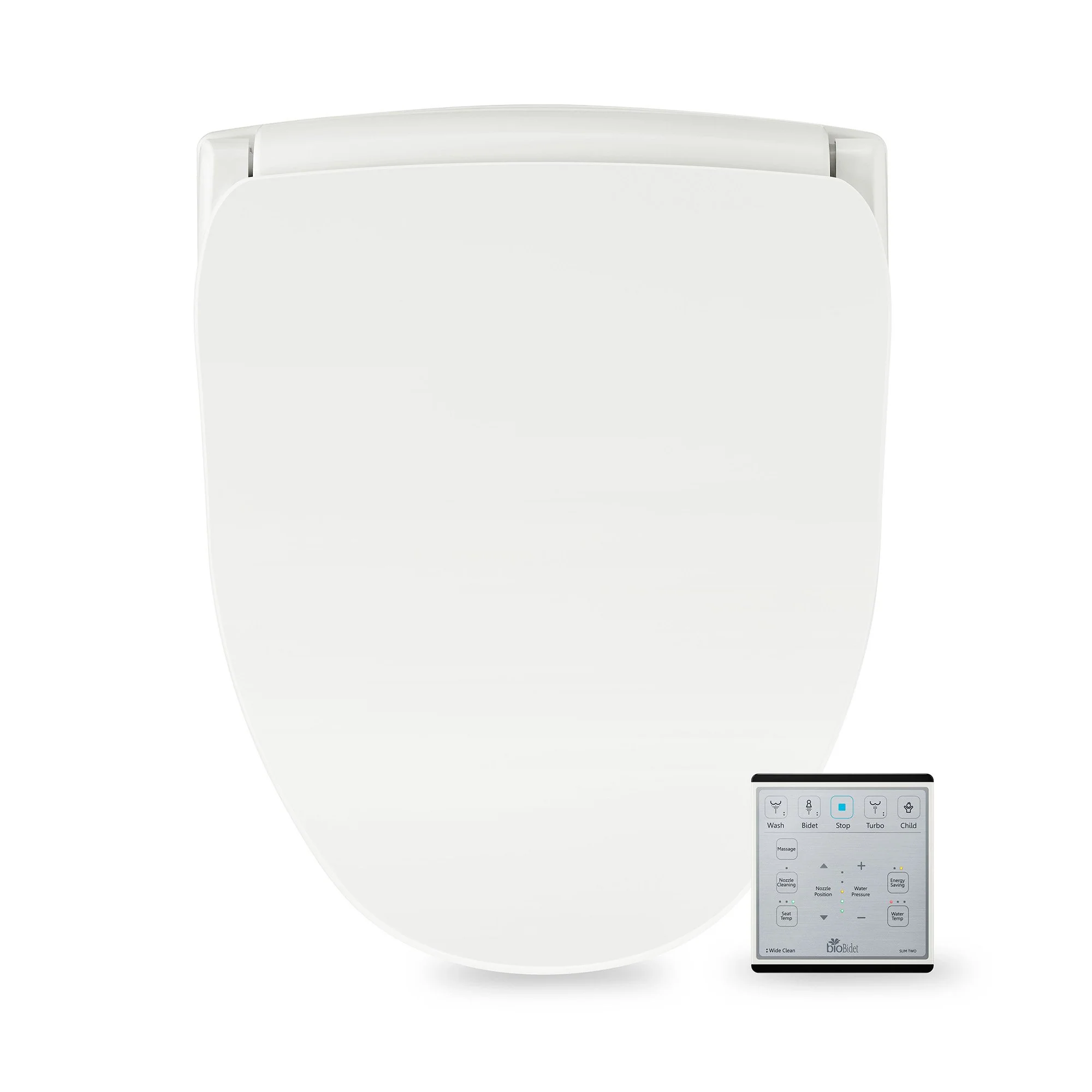 Bio Bidet Slim TWO Bidet Smart Toilet Seat- Round White - Image 2