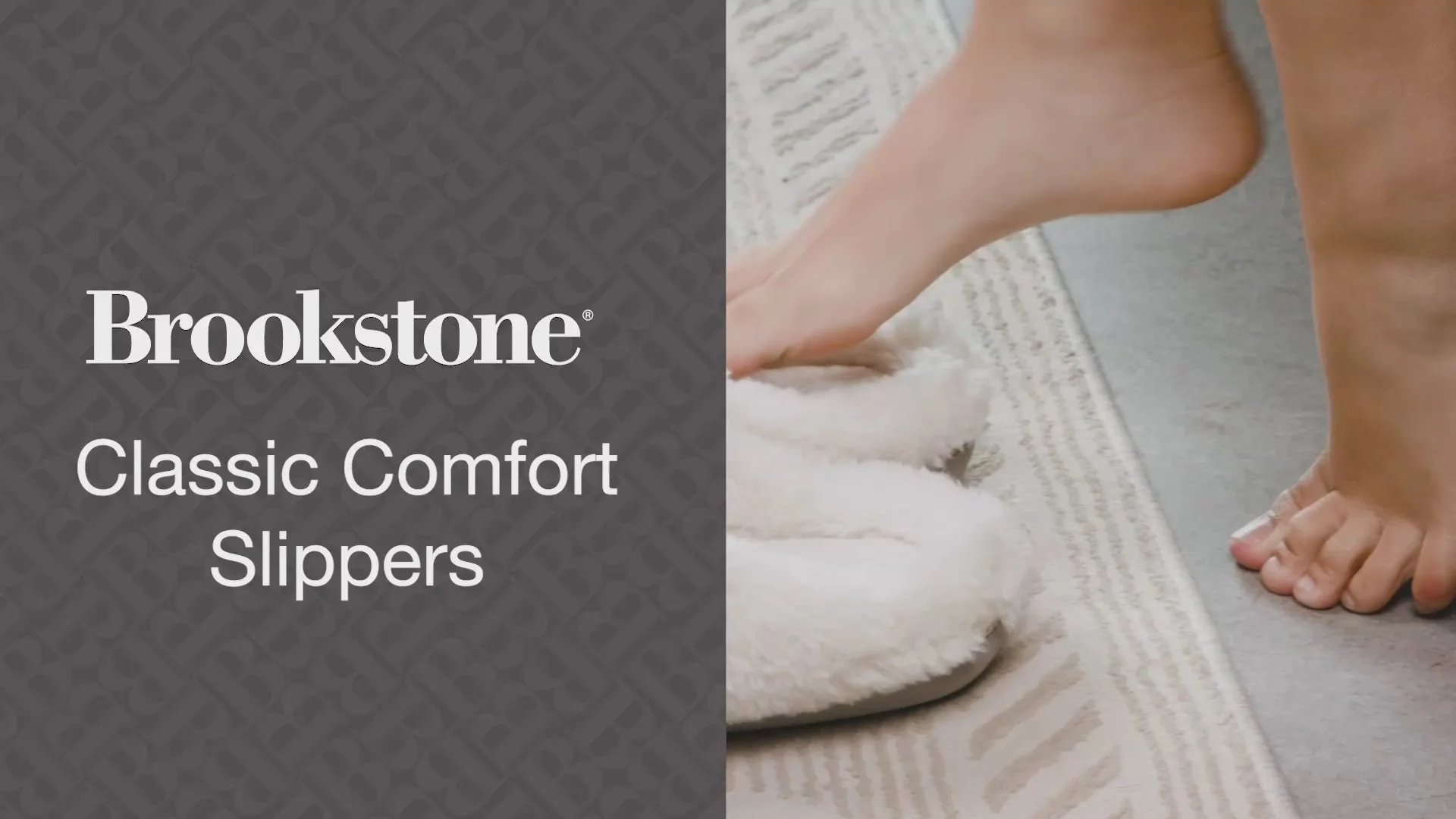 Brookstone Classic Comfort Memory Foam Slippers - Men's - Image 58
