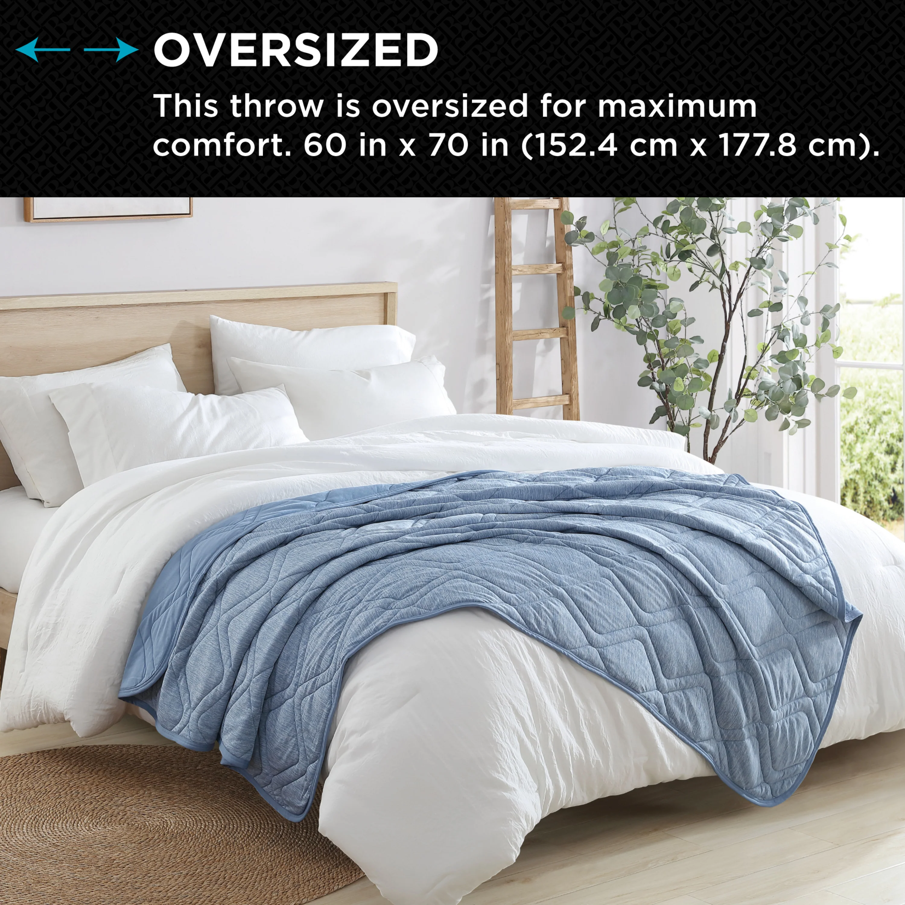 Brookstone Cooling Comfort Throw - Image 3