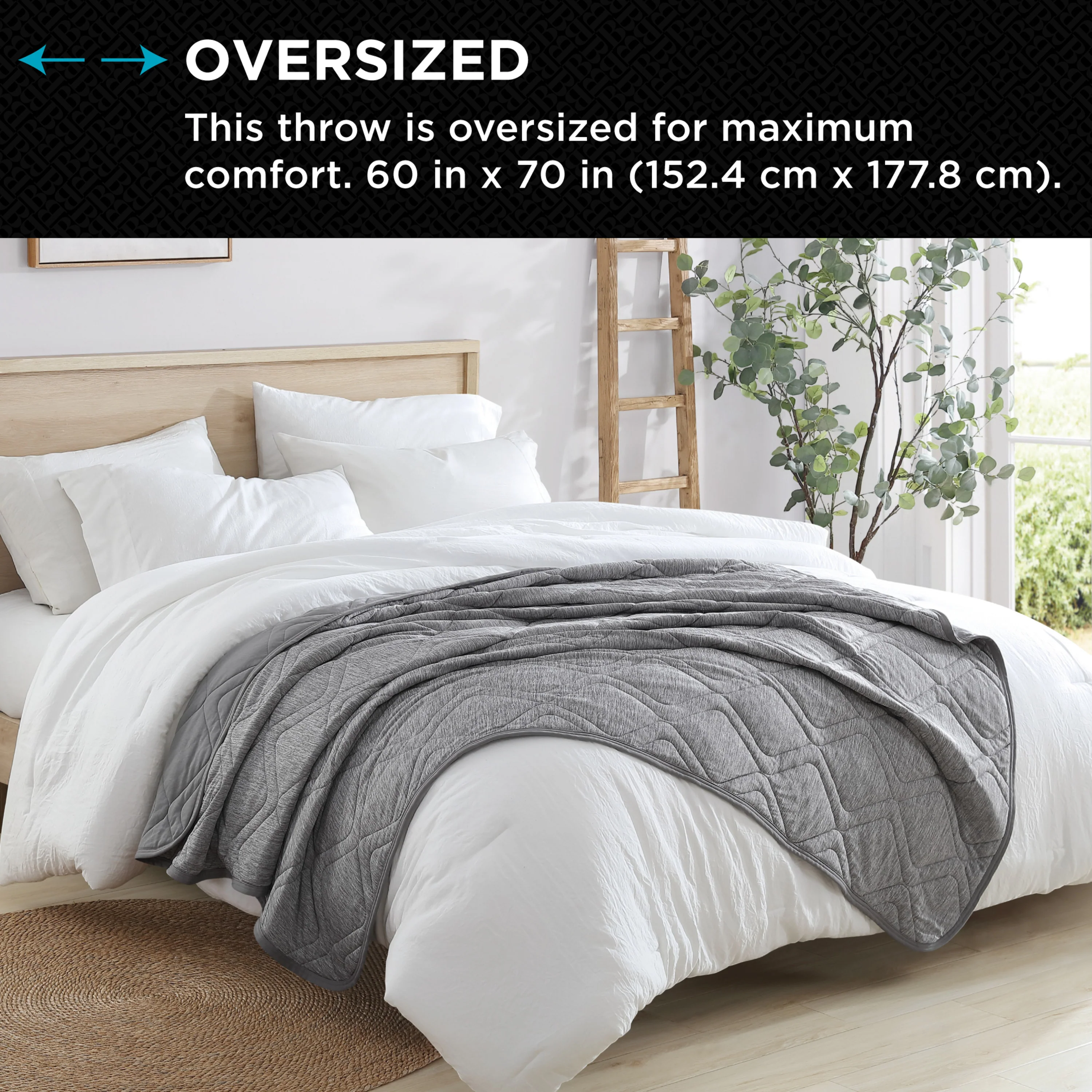 Brookstone Cooling Comfort Throw - Image 37
