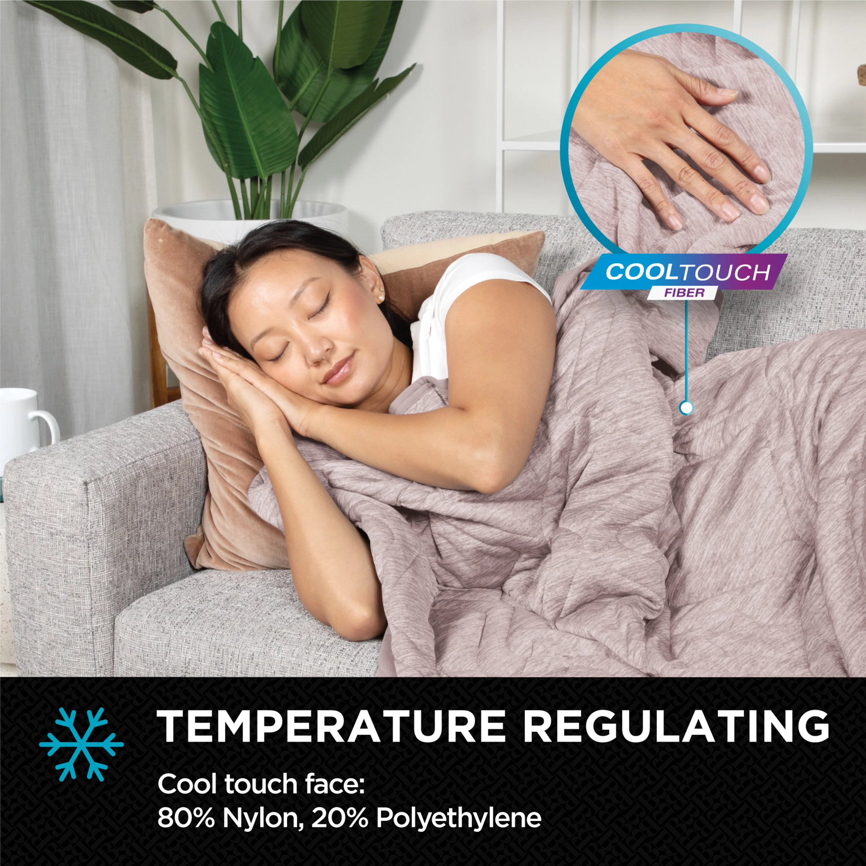 Brookstone Cooling Comfort Throw - Image 55