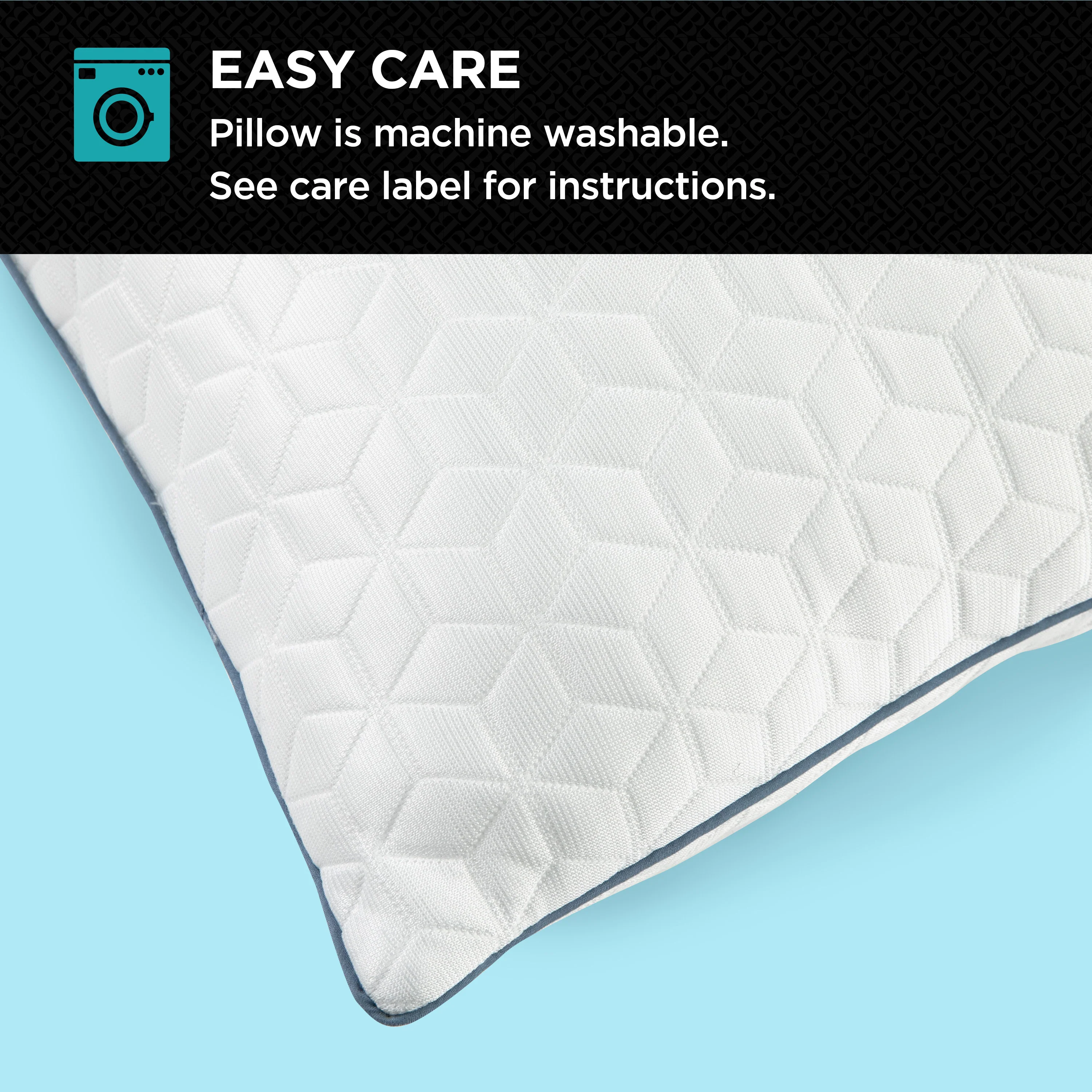 Brookstone CoolSense Down Alternative Pillow (2 Pack) - Image 6