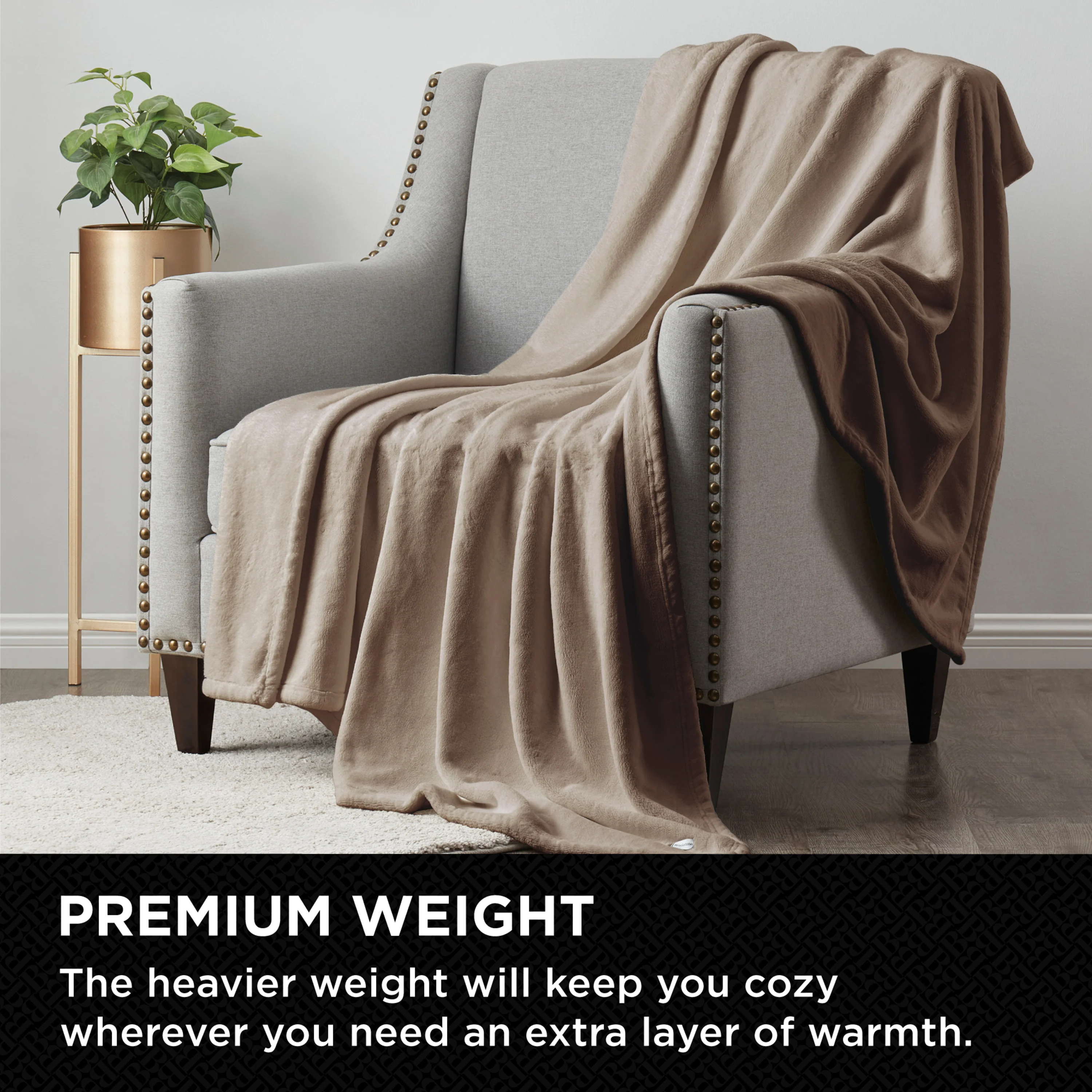 Brookstone Nap Cozy Plush Throw - Image 32
