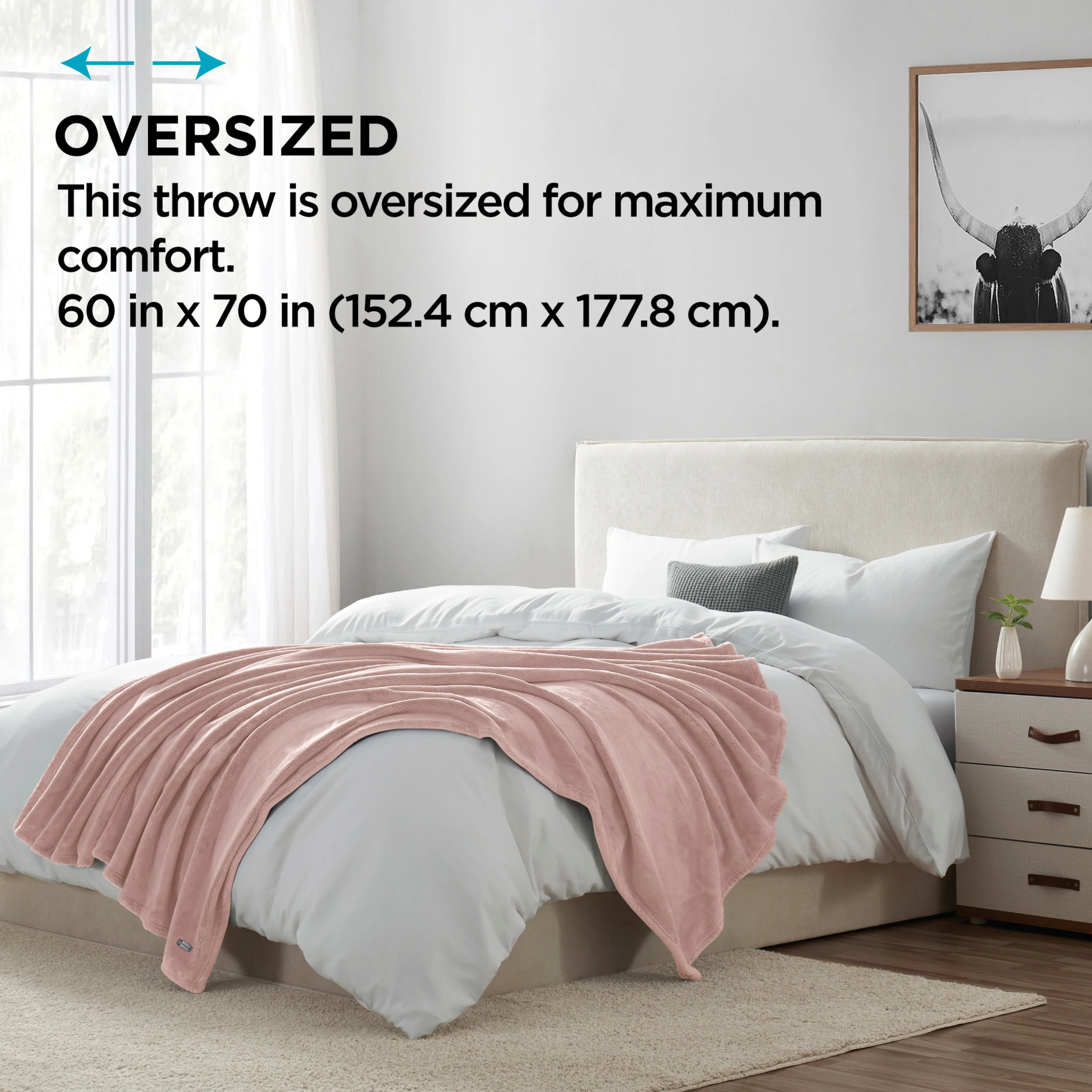 Brookstone Nap Cozy Plush Throw - Image 7