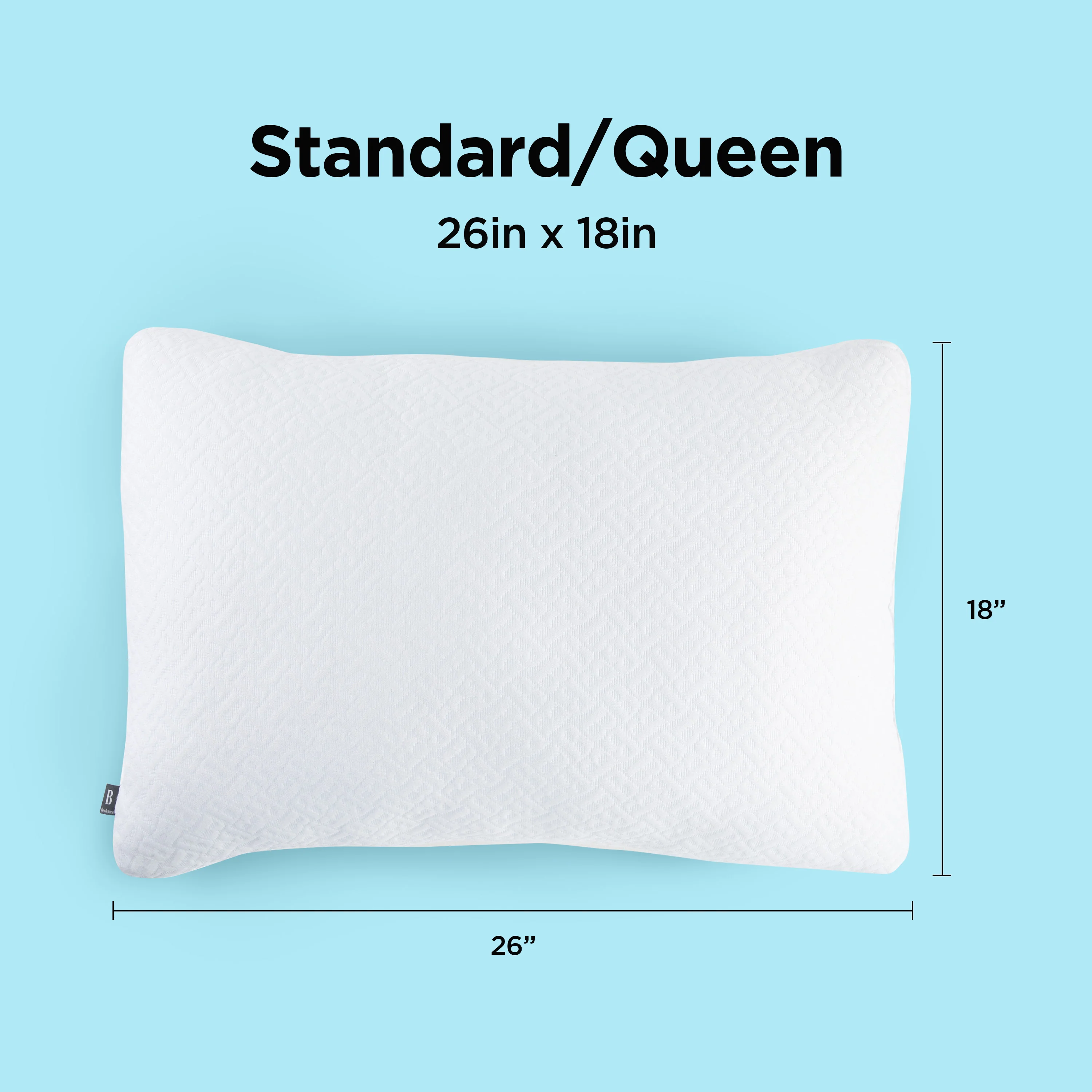 Brookstone TempSense Down Alternative Pillow (2 Pack) - Image 11