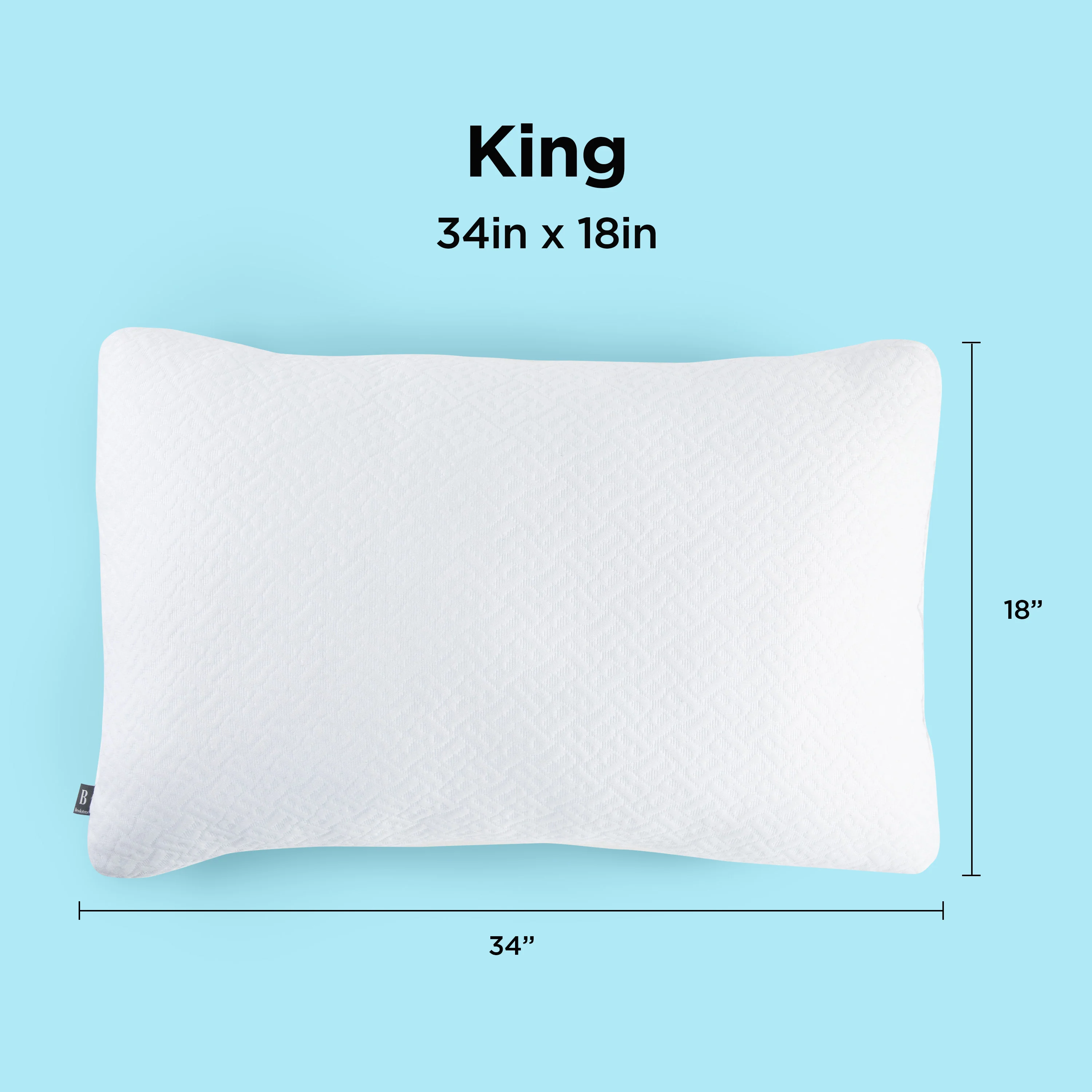 Brookstone TempSense Down Alternative Pillow (2 Pack) - Image 12