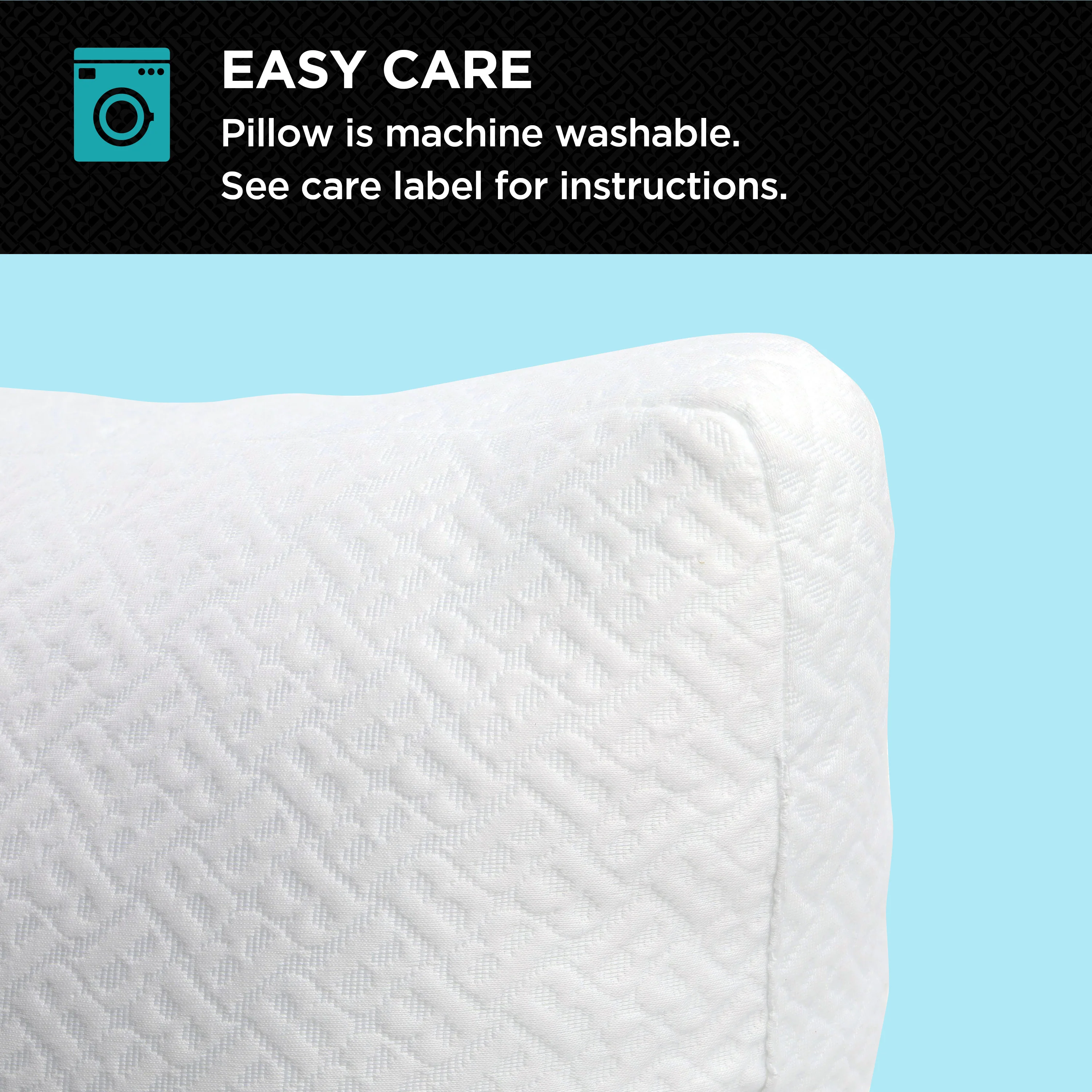 Brookstone TempSense Down Alternative Pillow (2 Pack) - Image 3