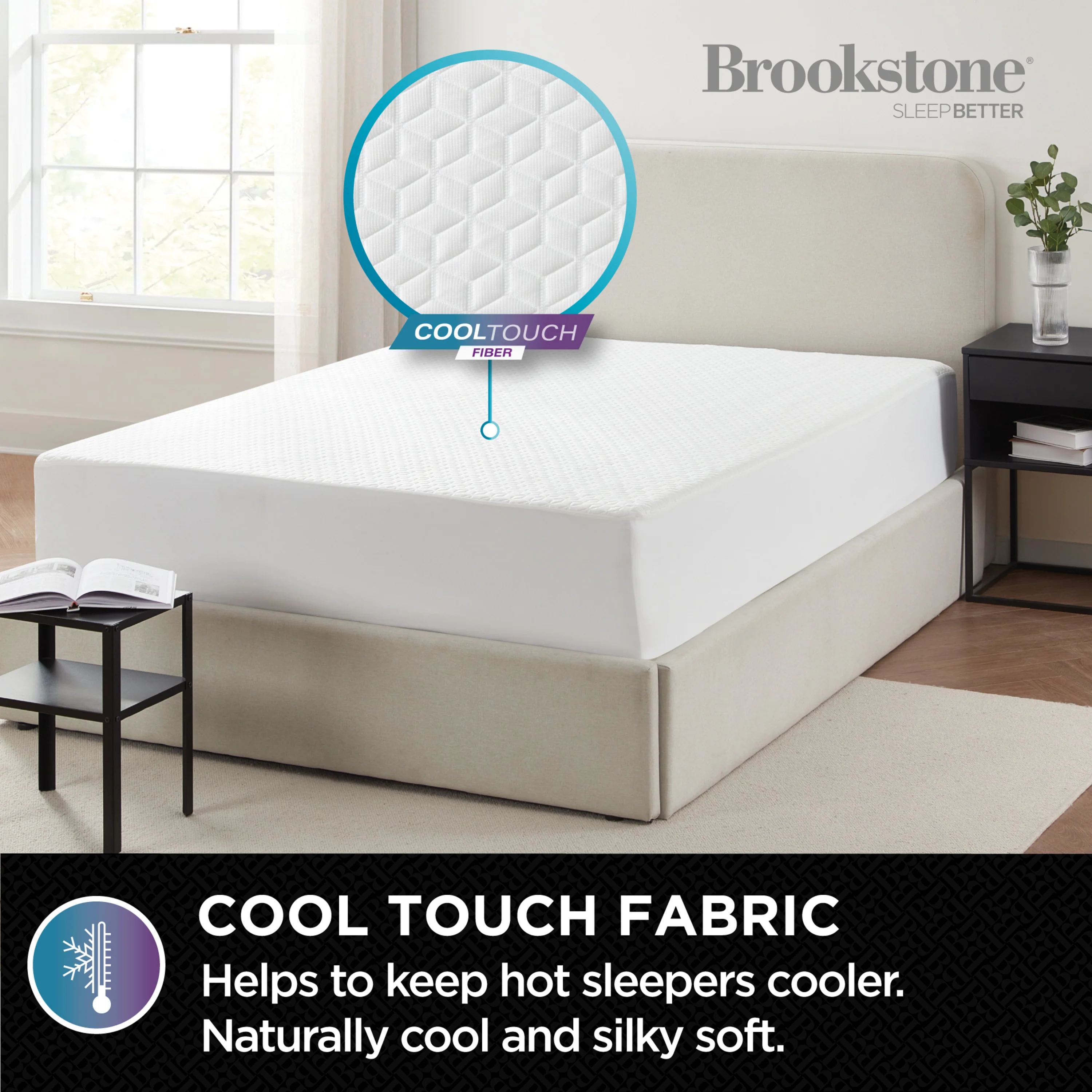 Brookstone Ultimate Mattress Protector - Cool Touch - Image 5