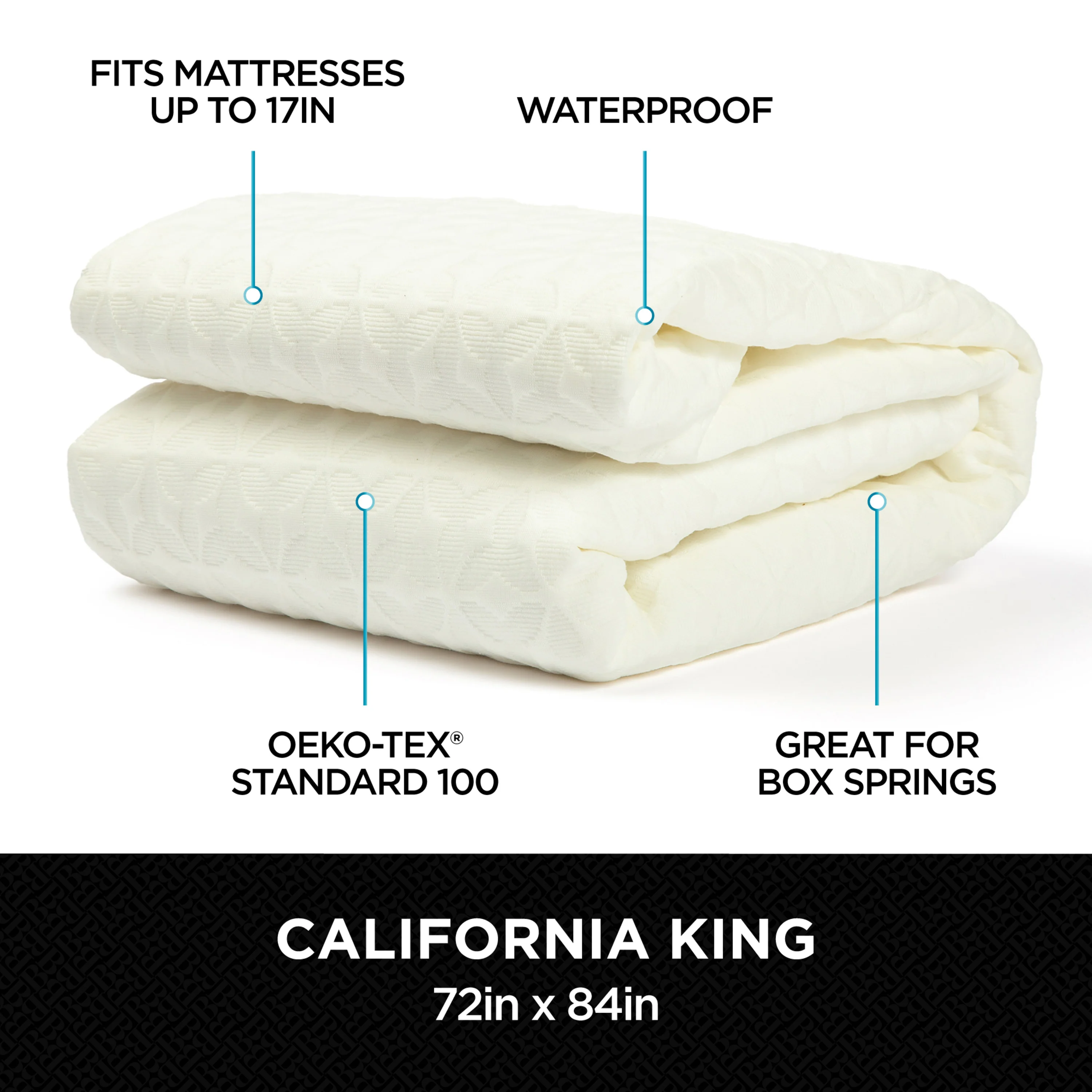 Brookstone Ultimate Mattress Protector - Tencel - Image 6