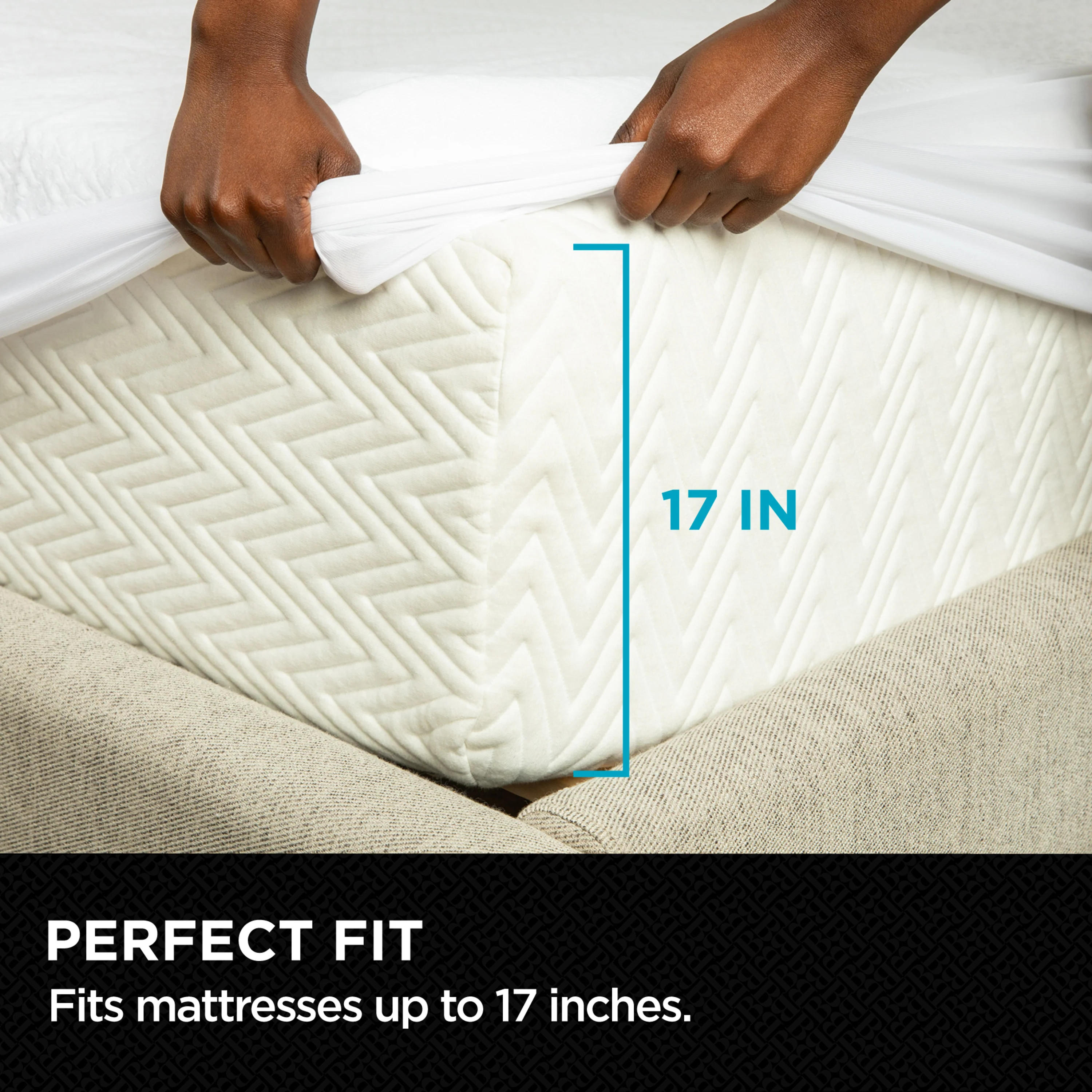 Brookstone Ultimate Mattress Protector - Waterproof - Image 5