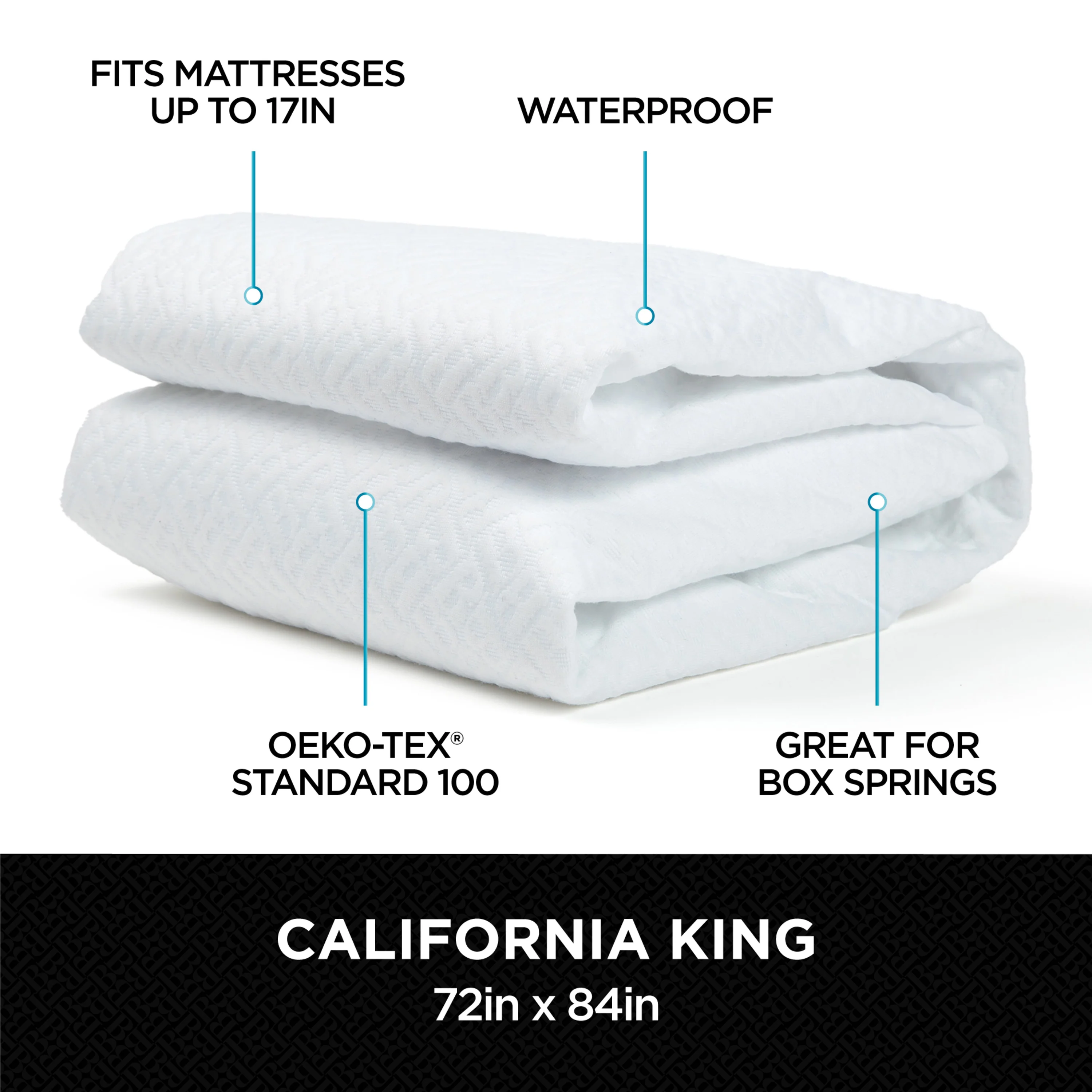 Brookstone Ultimate Mattress Protector - Waterproof - Image 7