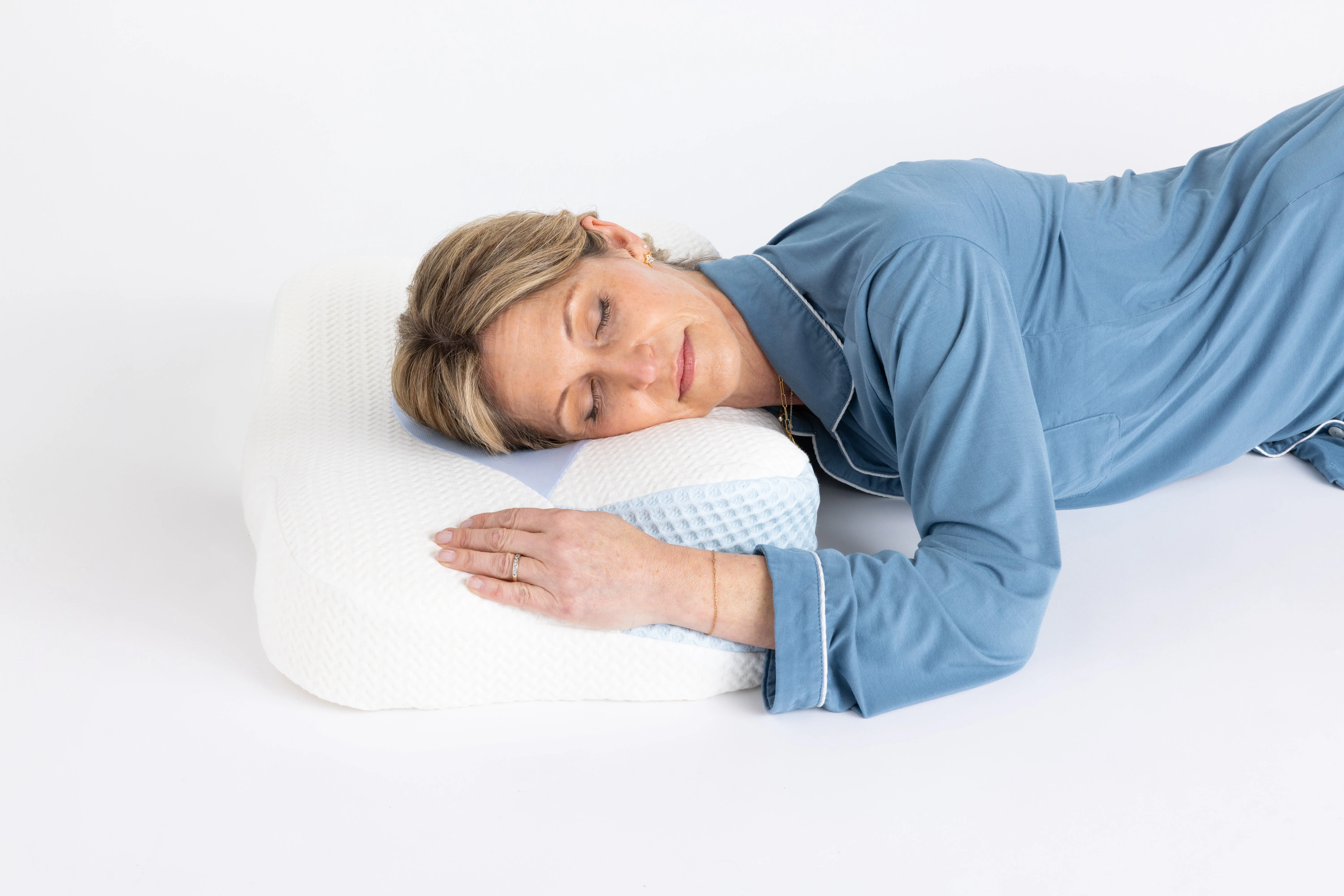 Cervical Head Pillow with Bamboo Cover - Image 2