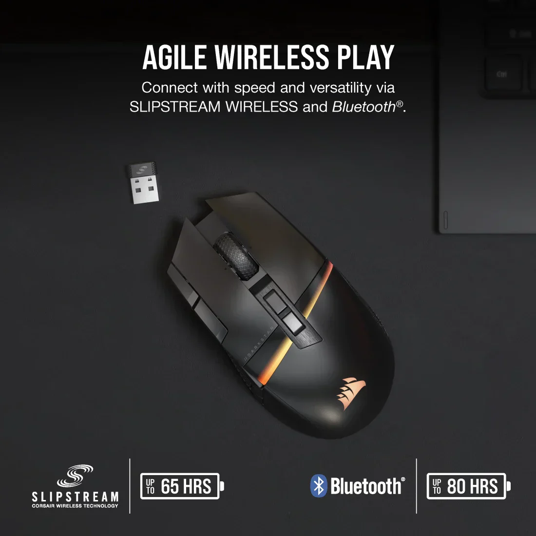 Corsair DARKSTAR RGB Wireless Gaming Mouse - Image 3