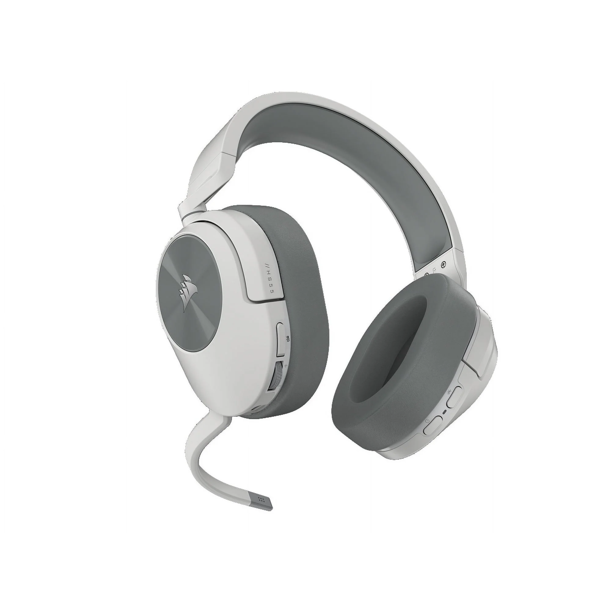 CORSAIR HS Series HS55 Wireless Gaming Headset for PC, PS5, and Mobile in White - Image 6