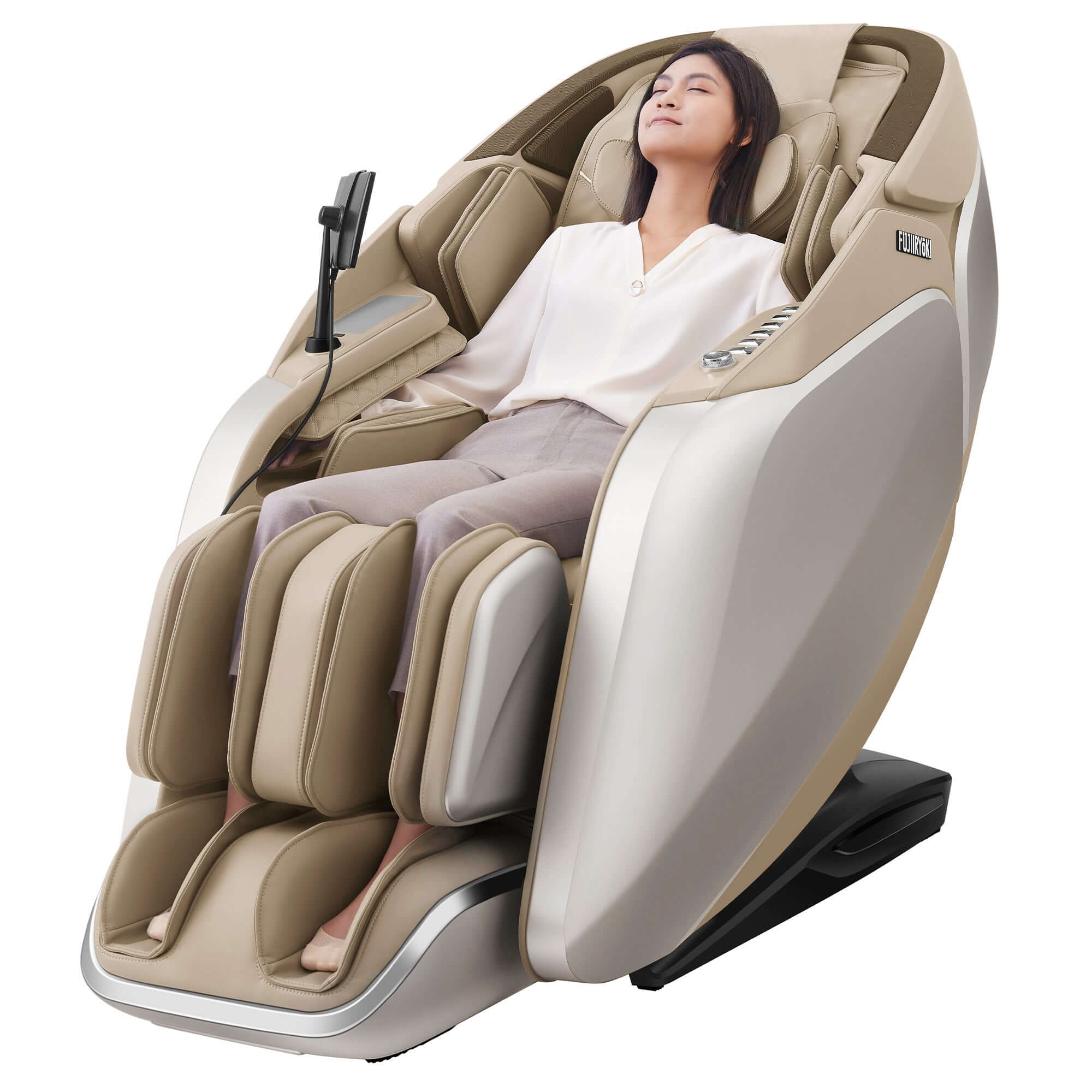 Cyber Relax Pro - 4D Dual Massage Robot Flex Frame SL Track Massage Chair by Synca Massage Chair - Image 14