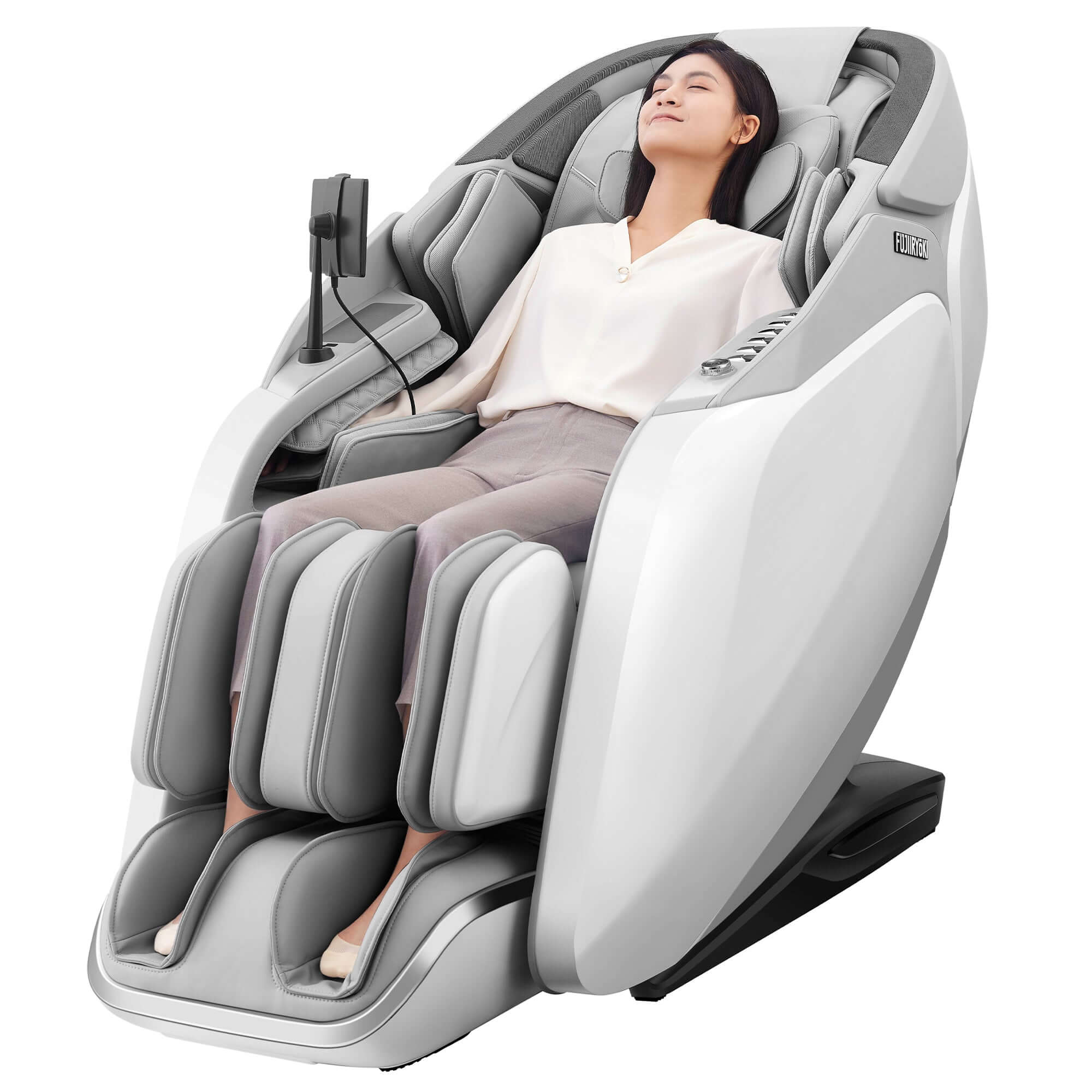 Cyber Relax Pro - 4D Dual Massage Robot Flex Frame SL Track Massage Chair by Synca Massage Chair - Image 34