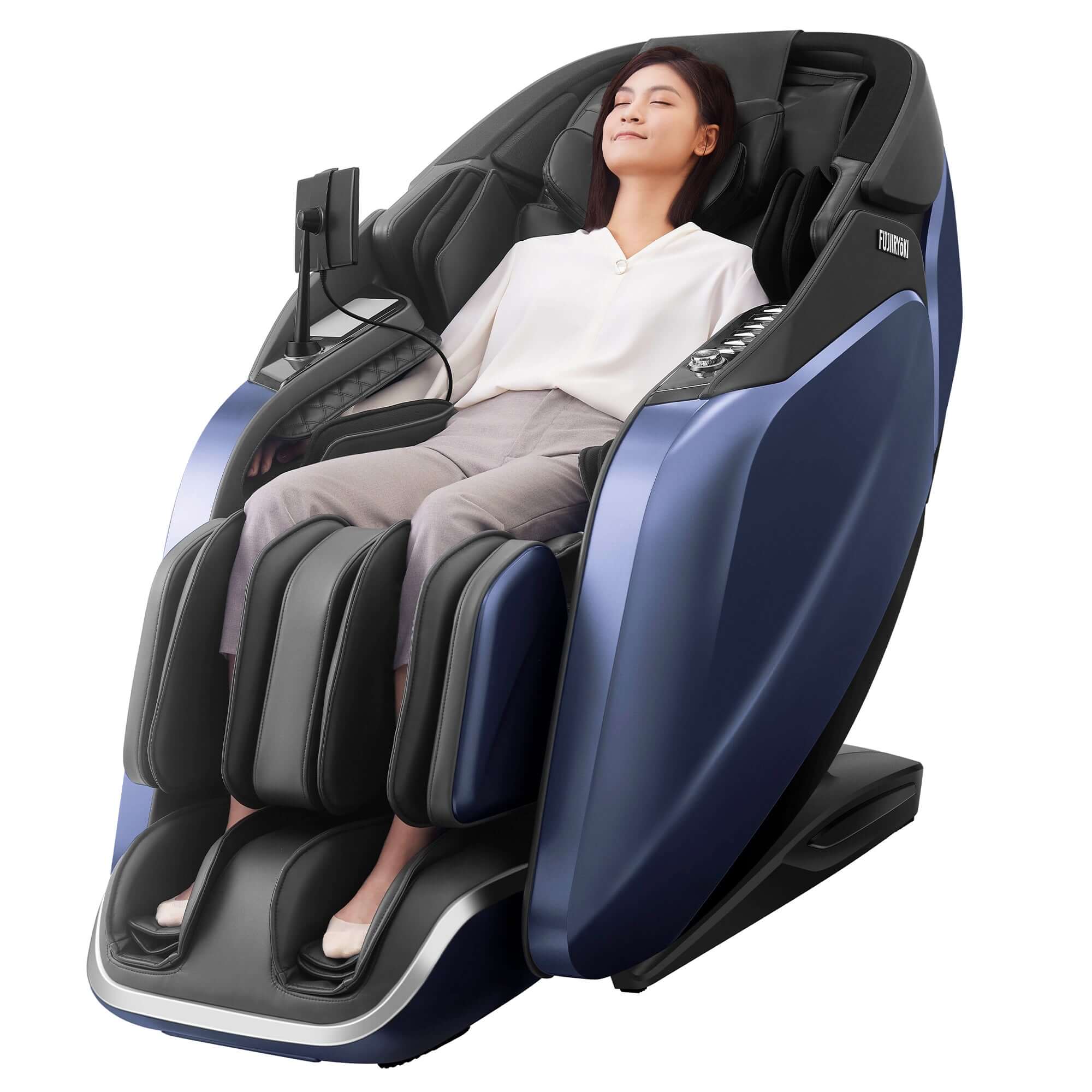 Cyber Relax Pro - 4D Dual Massage Robot Flex Frame SL Track Massage Chair by Synca Massage Chair - Image 7