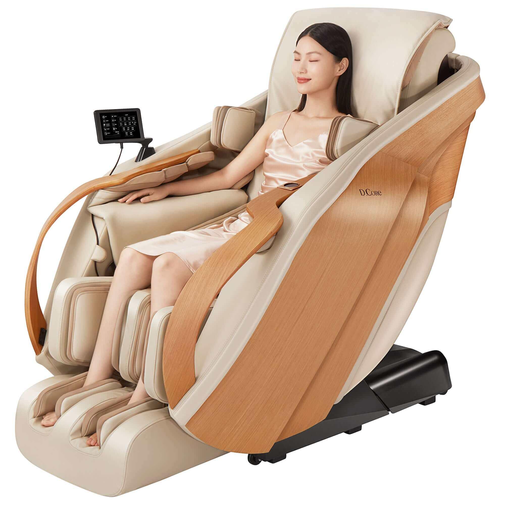 D.Core 2 - Made in Japan Ultra Premium Massage Chair w/ Oak Side Panels by Synca Massage Chair - Image 7