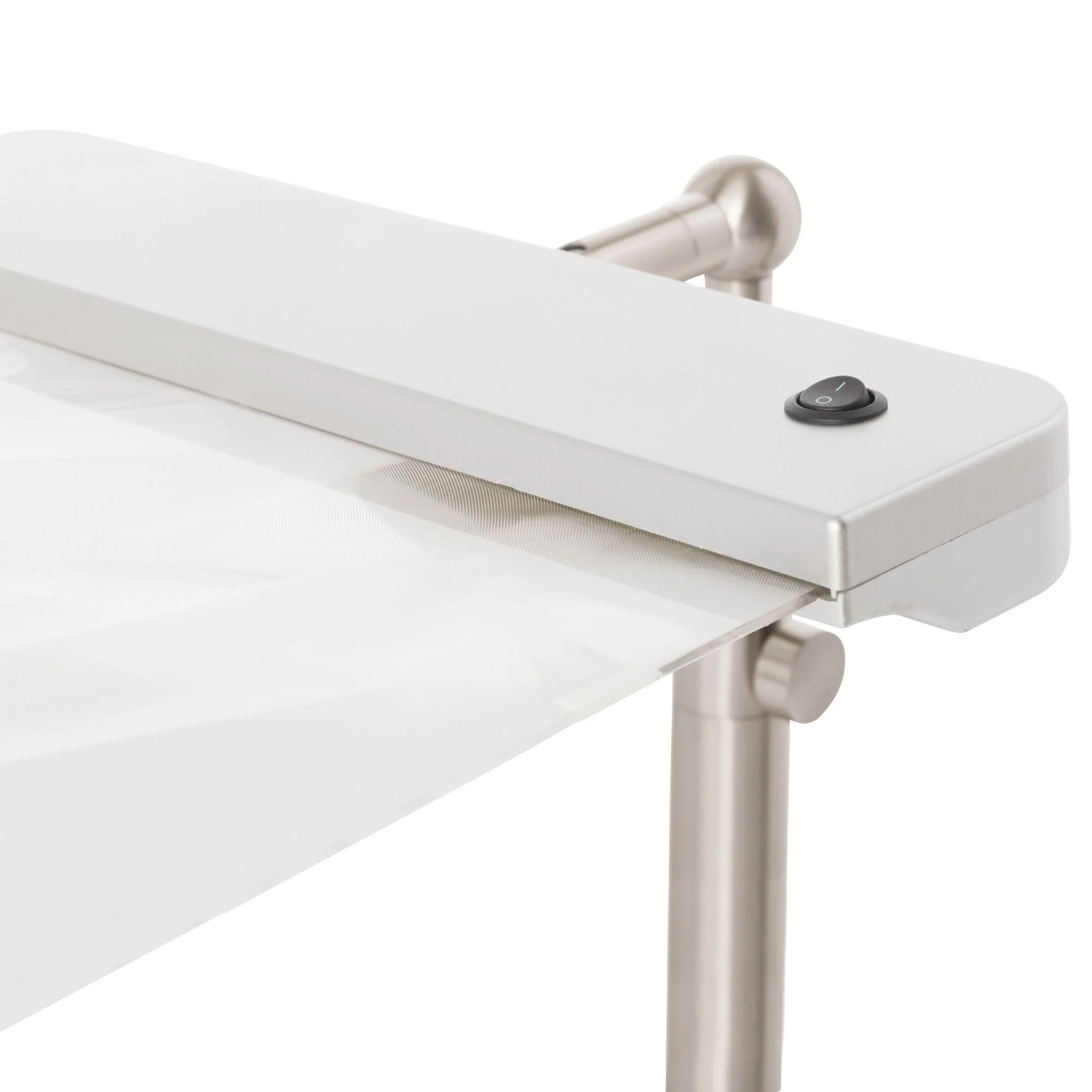Daylight24 Cordless Full Page Magnifier Table Lamp – Silver Finish - Image 2