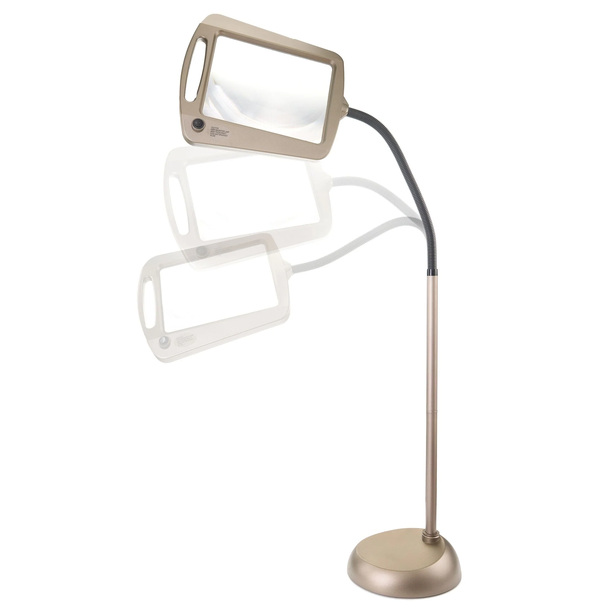 Daylight24 Full Page Magnifier Floor Lamp - Painted Bronze Finish - Image 9
