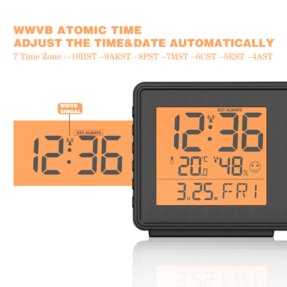 Digital Time Projection Alarm Clock - Image 11