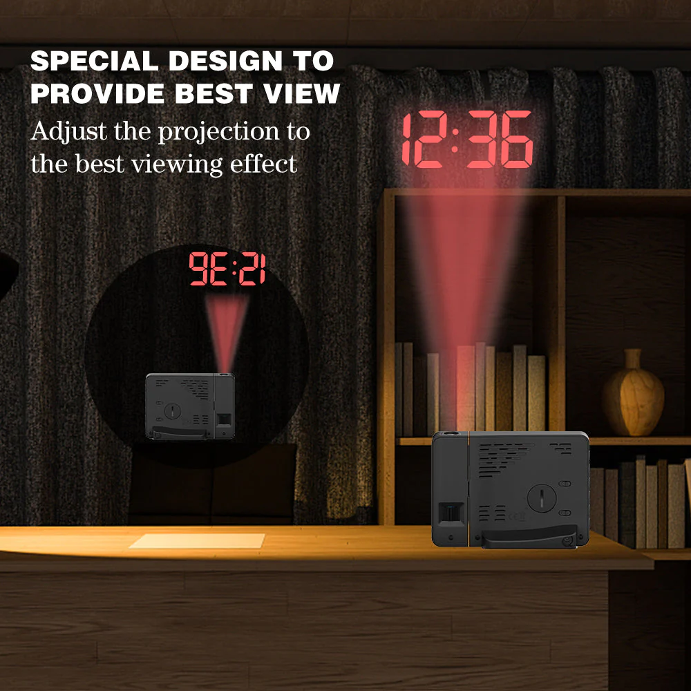 Digital Time Projection Alarm Clock - Image 9