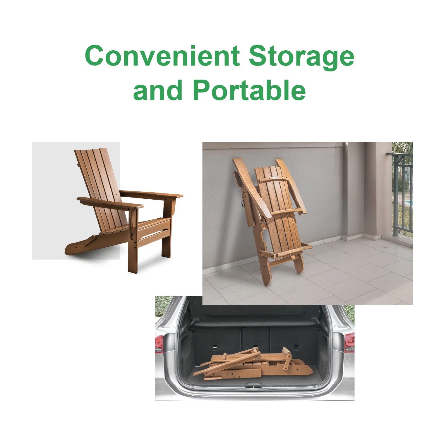 Durapatio Foldable patio furniture 4 set - Image 3
