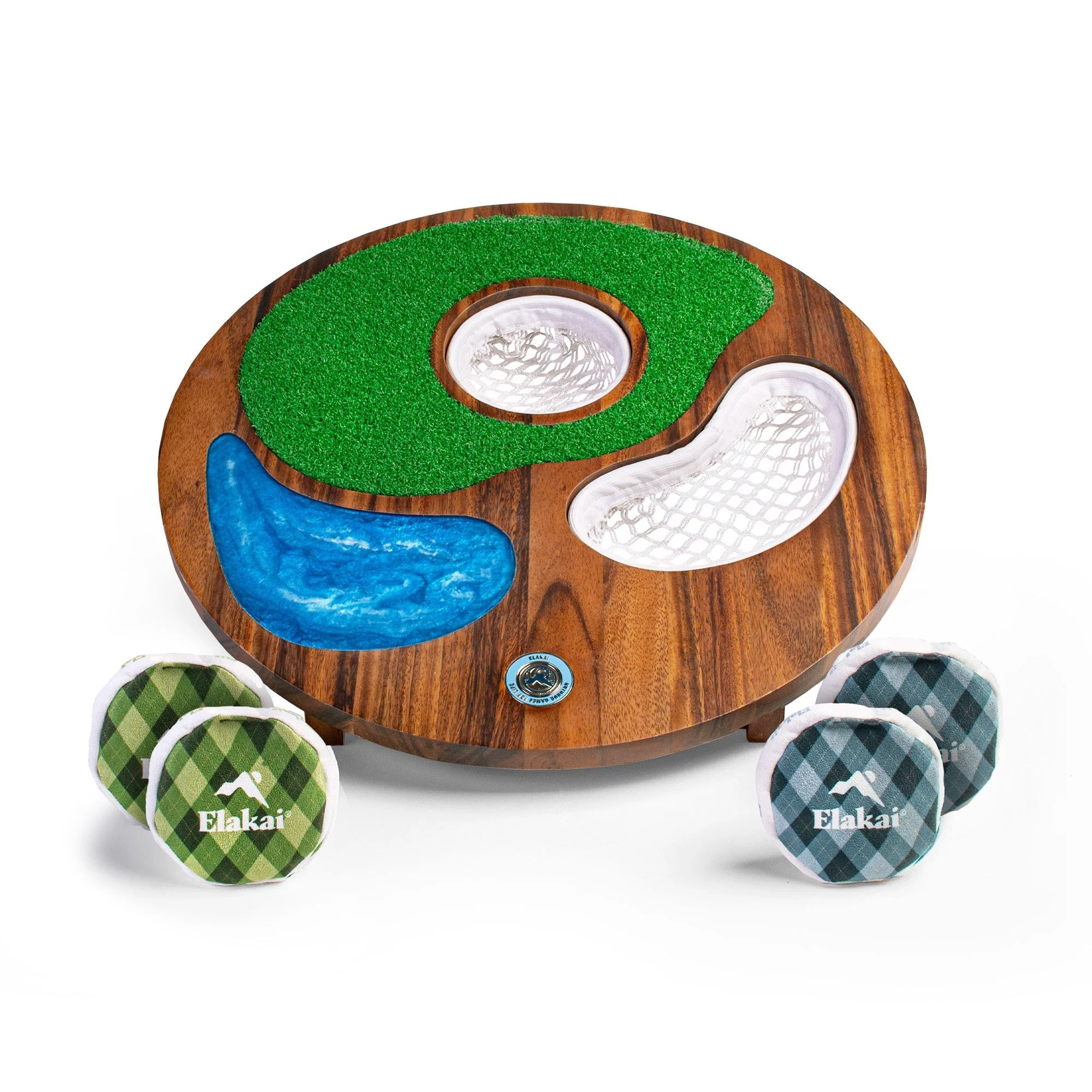 Island Hole | Wood and Resin Cornhole x Golf Chipping Game - Image 11