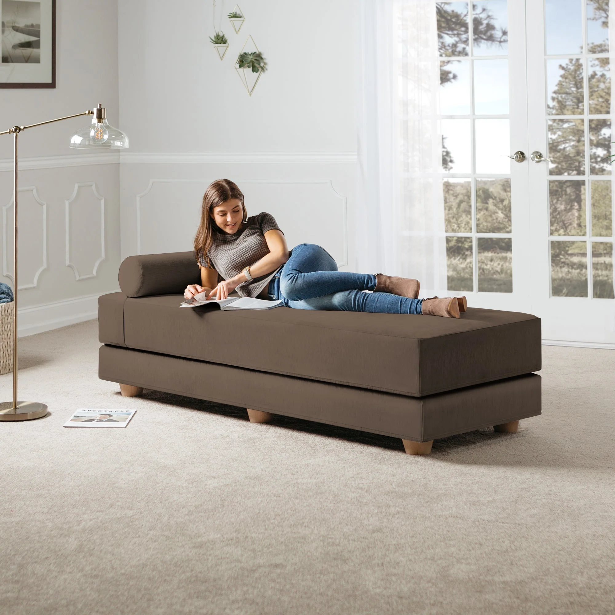 Jaxx Alon Daybed | Fold-Out Sleeper | Queen-Size Mattress - Image 15