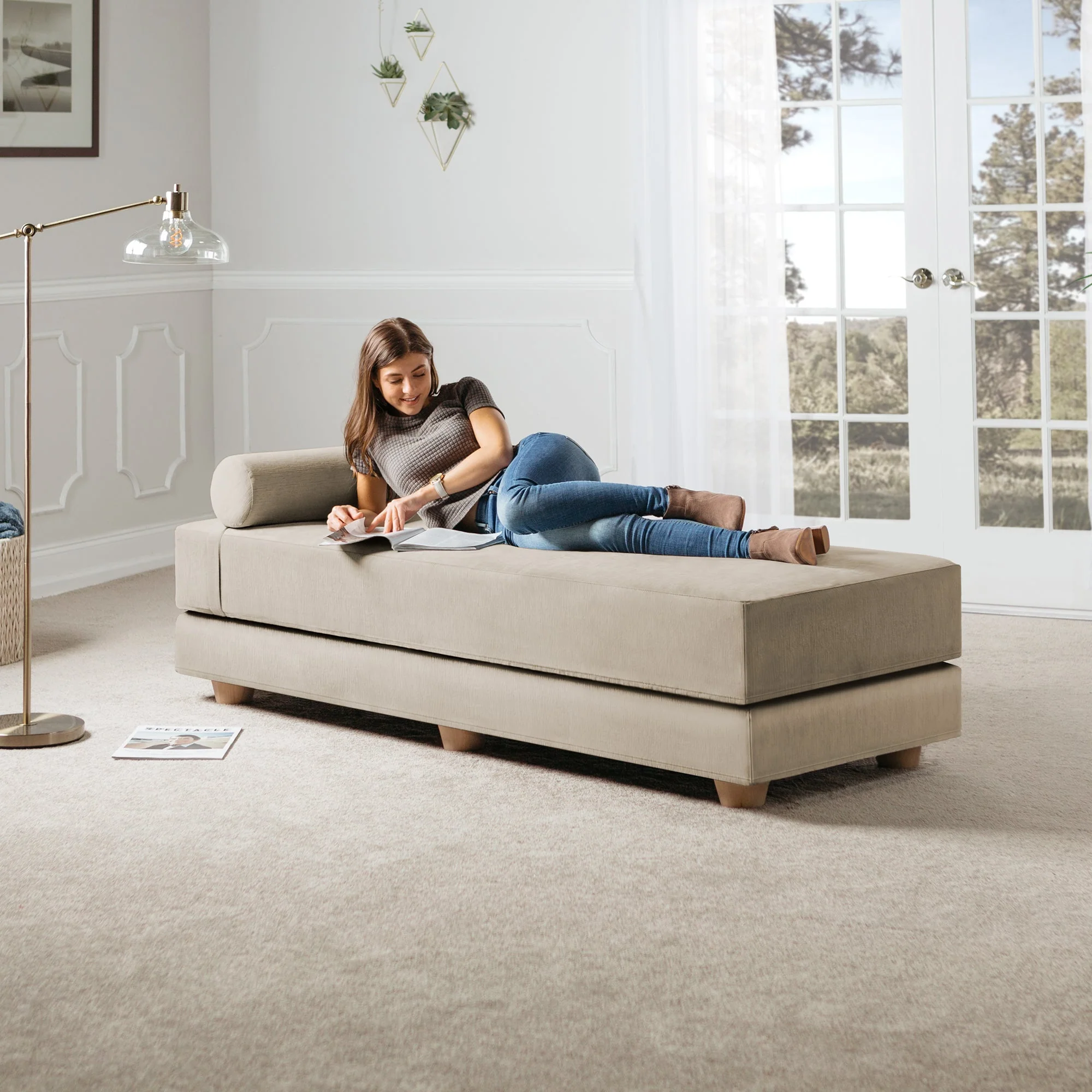Jaxx Alon Daybed | Fold-Out Sleeper | Queen-Size Mattress - Image 19