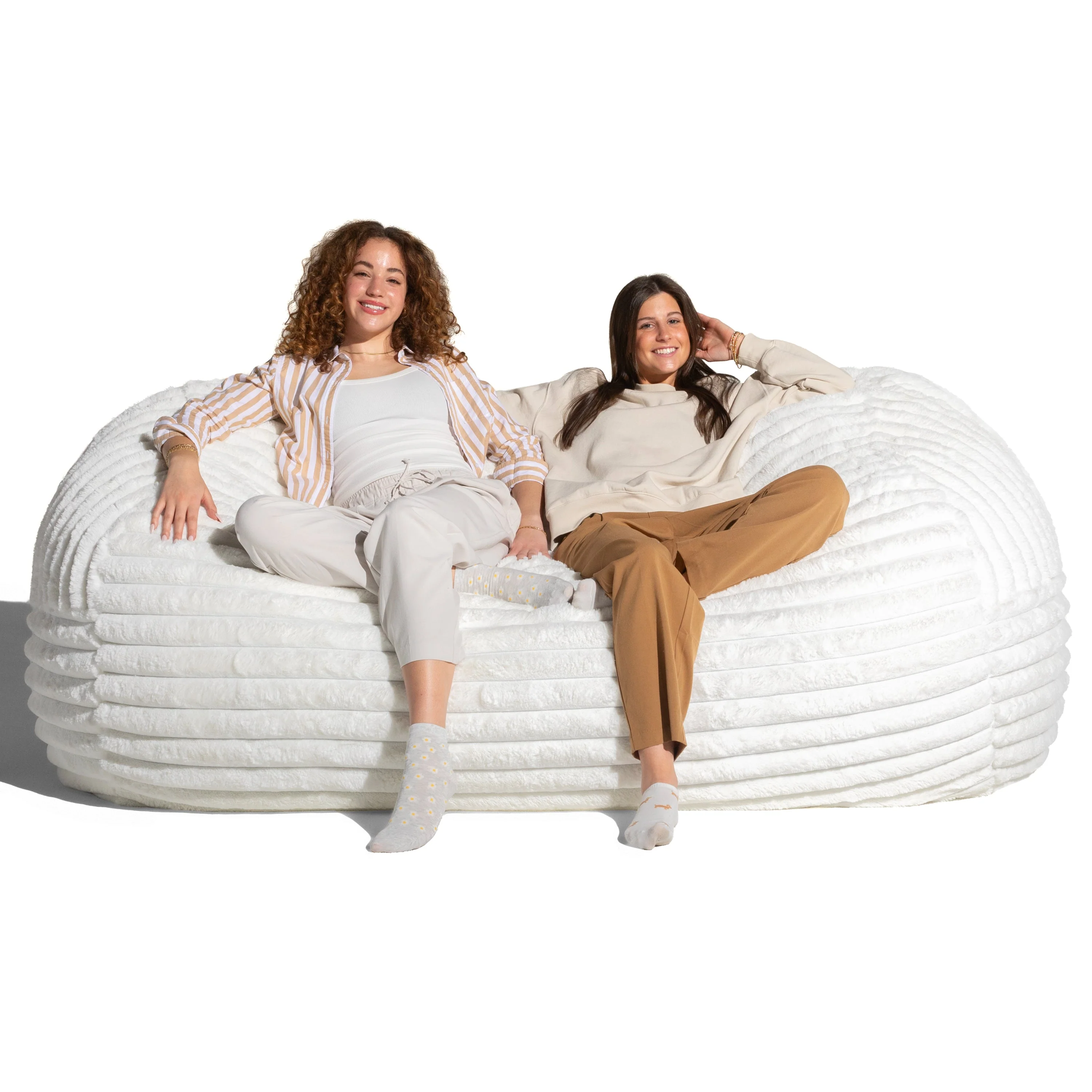 Jaxx Grand Lounger 7 Foot Bean Bag Sofa -Mondo Fur - Image 2