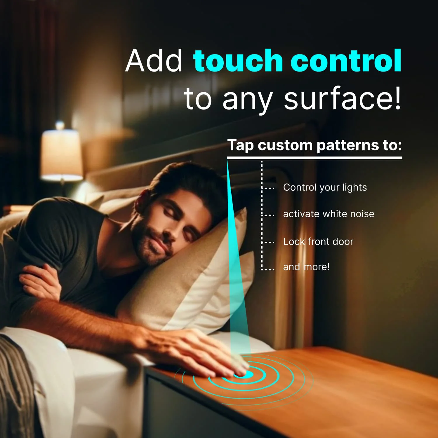 Knocki Original Smart Device - Add Touch Control to Any Surface - Image 19