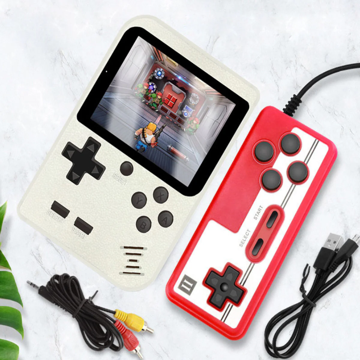 Portable Game Pad With 400 Games Included + Additional Player Controller - Image 7